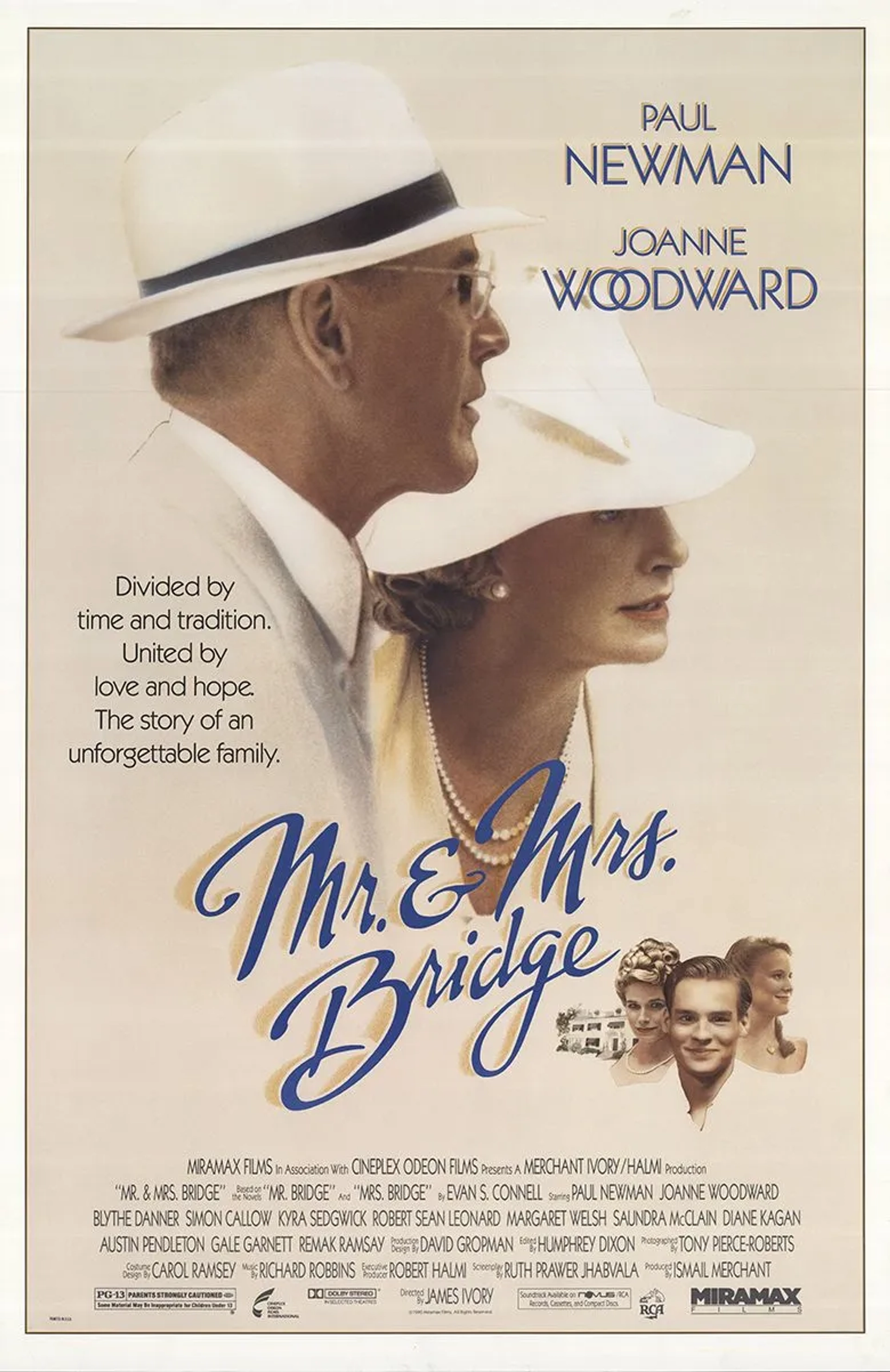 Paul Newman and Joanne Woodward in Mr. & Mrs. Bridge (1990)