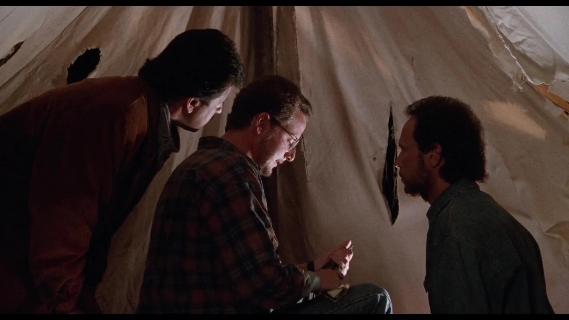 Billy Crystal, Bruno Kirby, and Daniel Stern in City Slickers (1991)