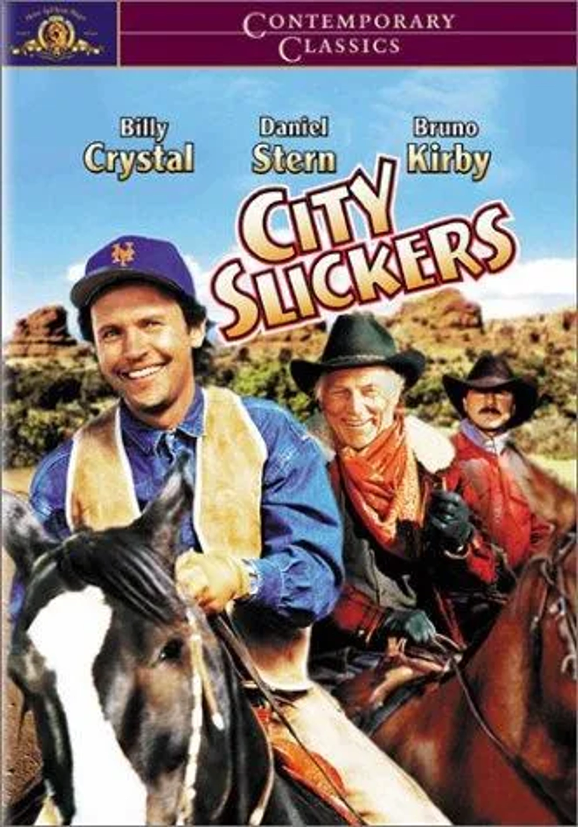 Billy Crystal, Jack Palance, and Bruno Kirby in City Slickers (1991)