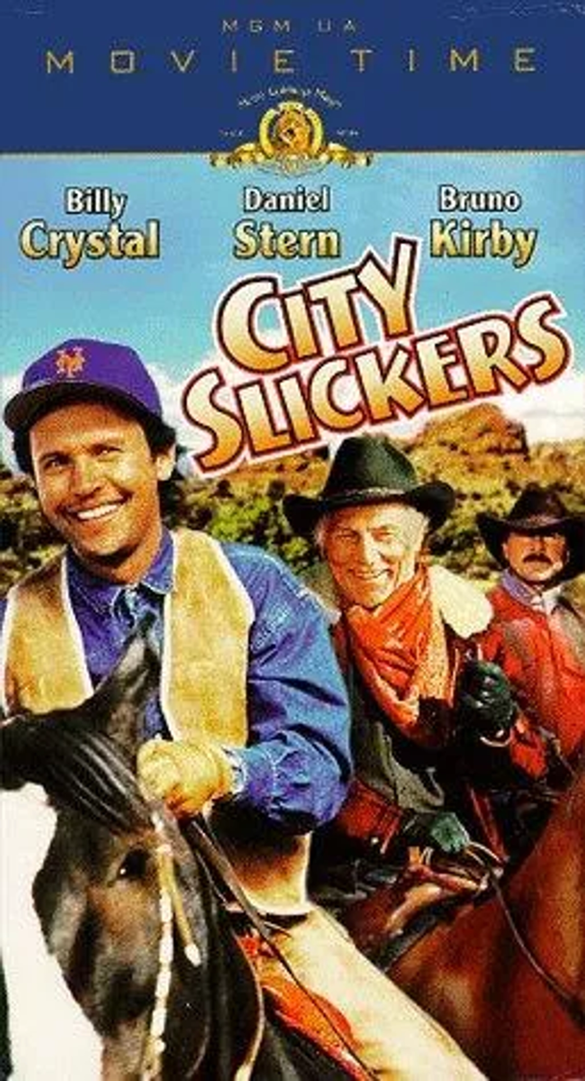 Billy Crystal, Jack Palance, and Bruno Kirby in City Slickers (1991)