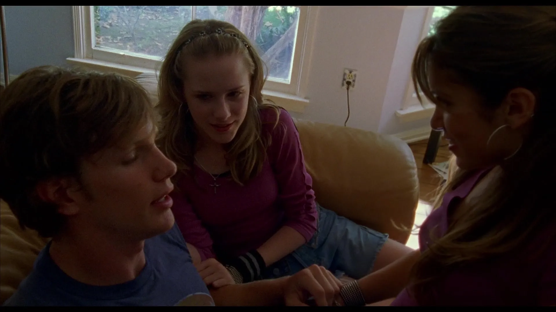 Kip Pardue, Evan Rachel Wood, and Nikki Reed in Thirteen (2003)