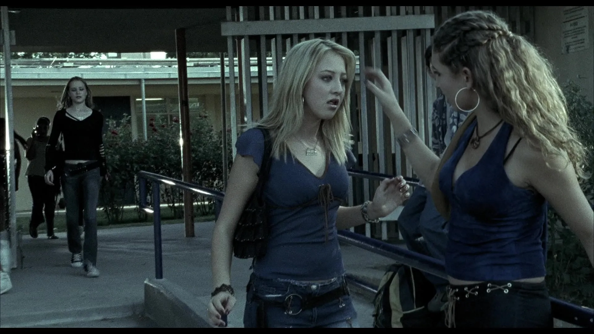 Evan Rachel Wood and Jenicka Carey in Thirteen (2003)