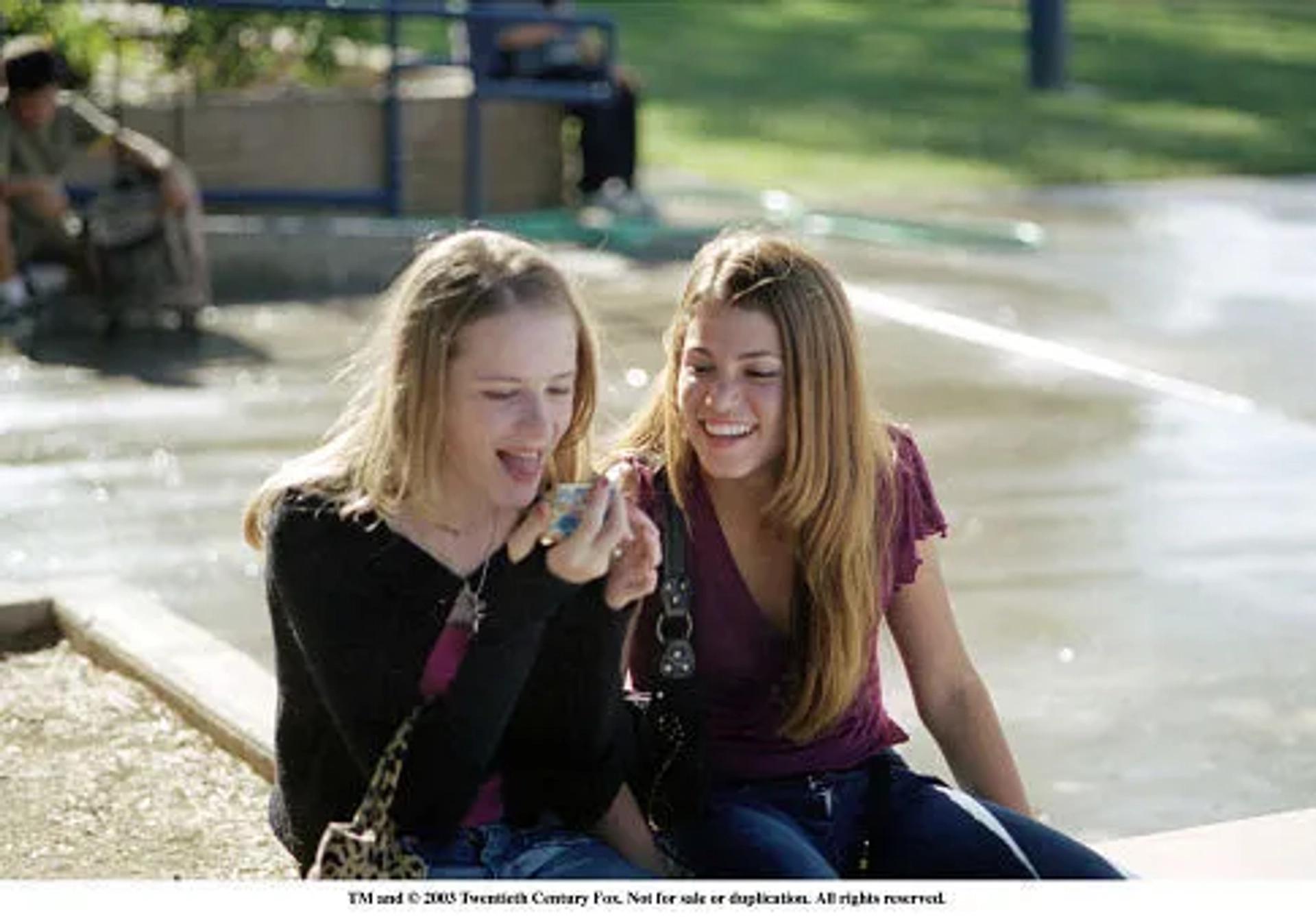 Evan Rachel Wood and Nikki Reed in Thirteen (2003)