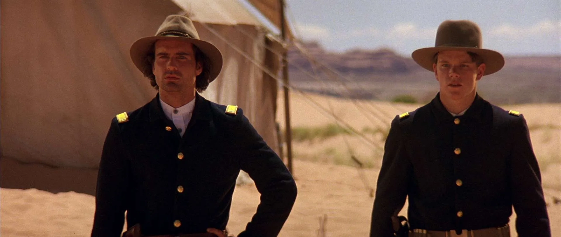 Matt Damon and Jason Patric in Geronimo: An American Legend (1993)