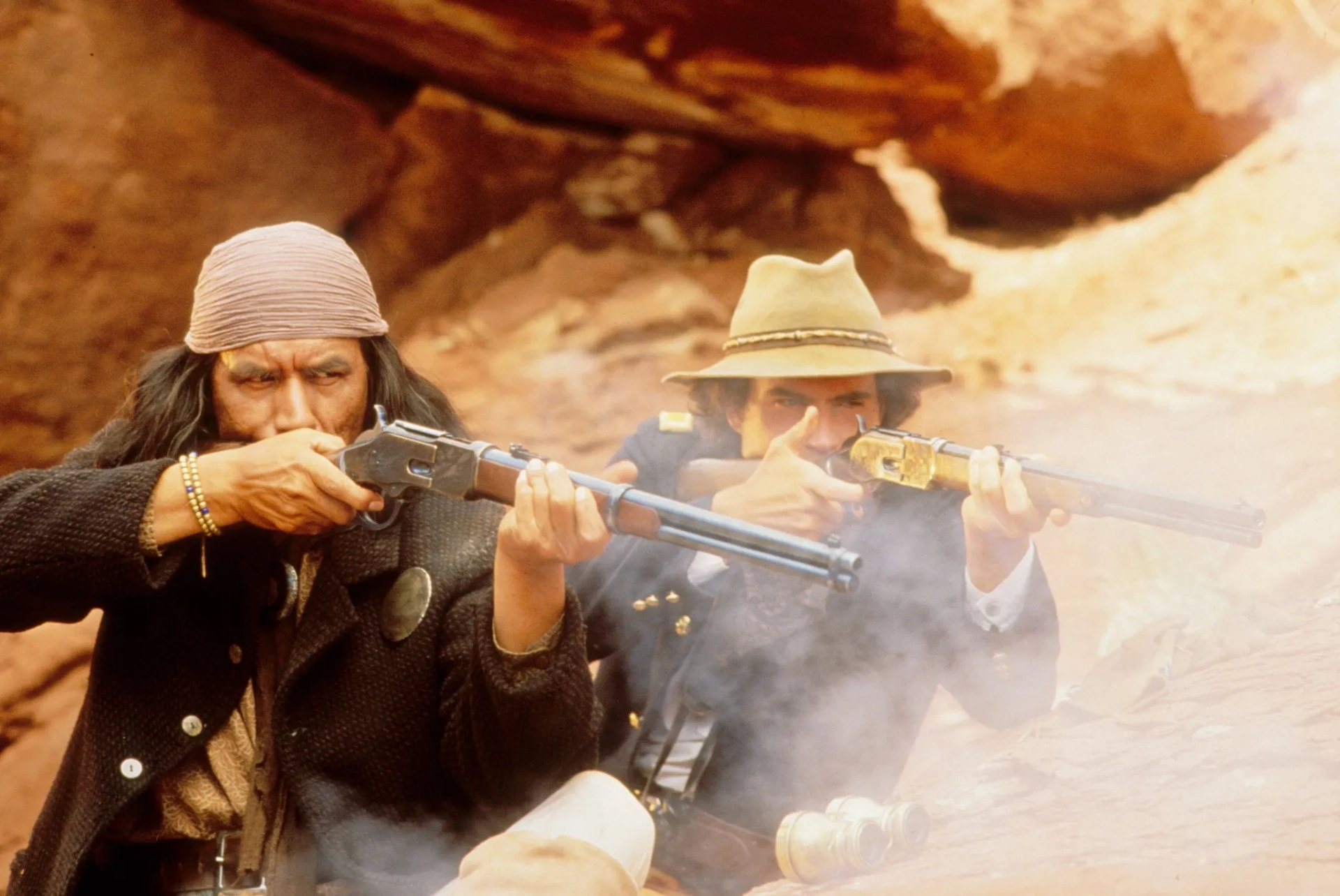 Jason Patric and Wes Studi in Geronimo: An American Legend (1993)