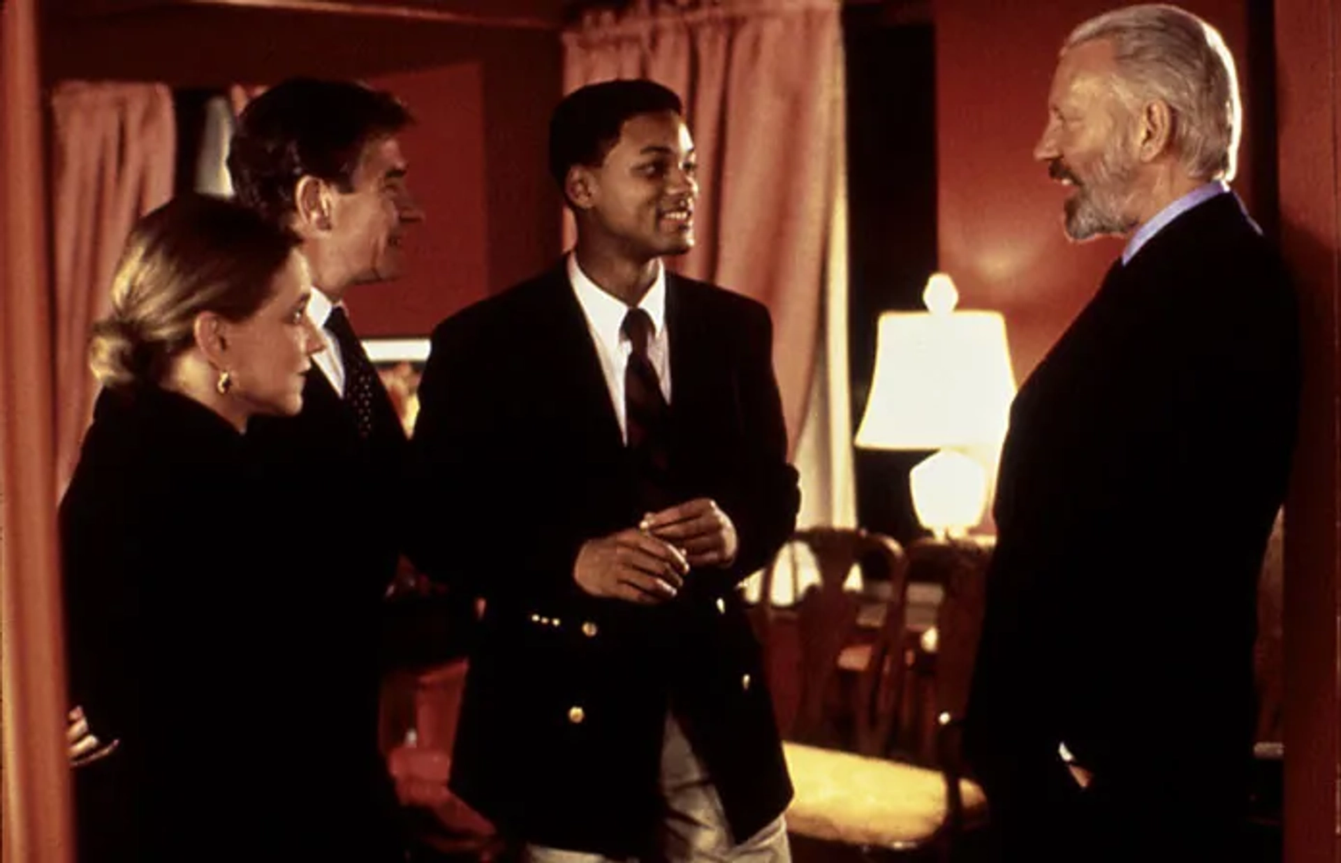 Will Smith, Stockard Channing, Donald Sutherland, and Ian McKellen in Six Degrees of Separation (1993)