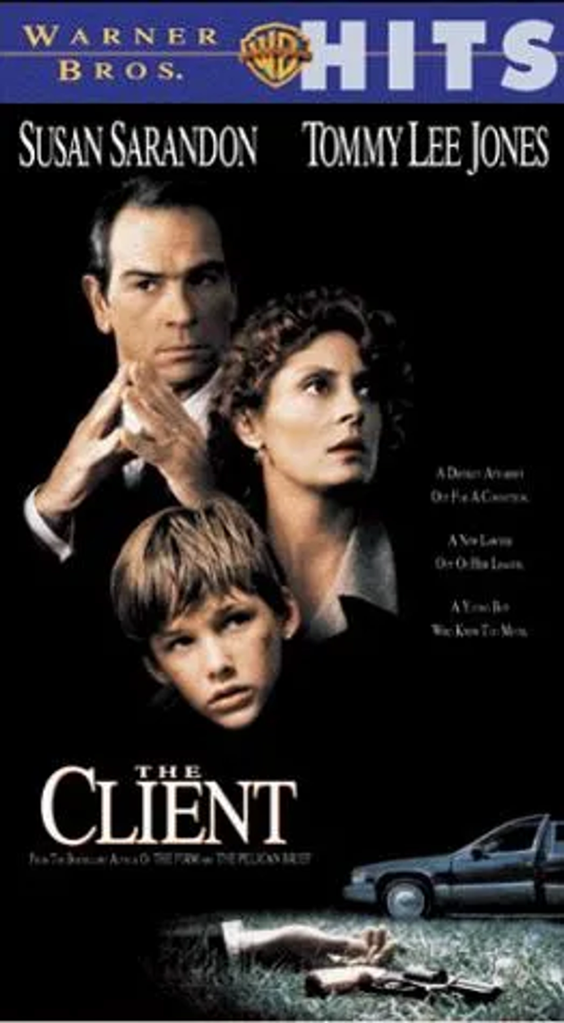 Tommy Lee Jones, Susan Sarandon, and Brad Renfro in The Client (1994)