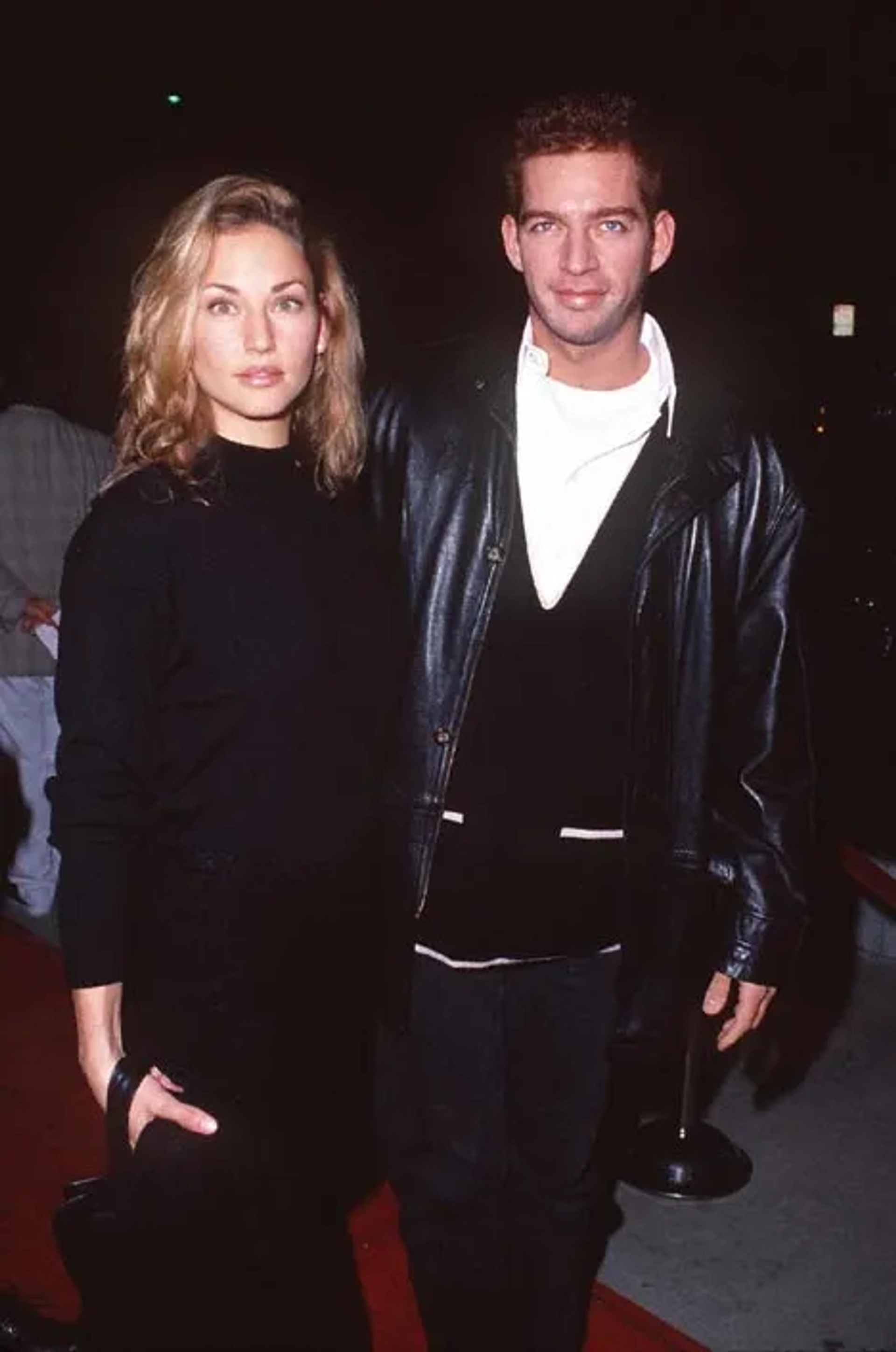 Harry Connick Jr. and Jill Goodacre at an event for Nell (1994)