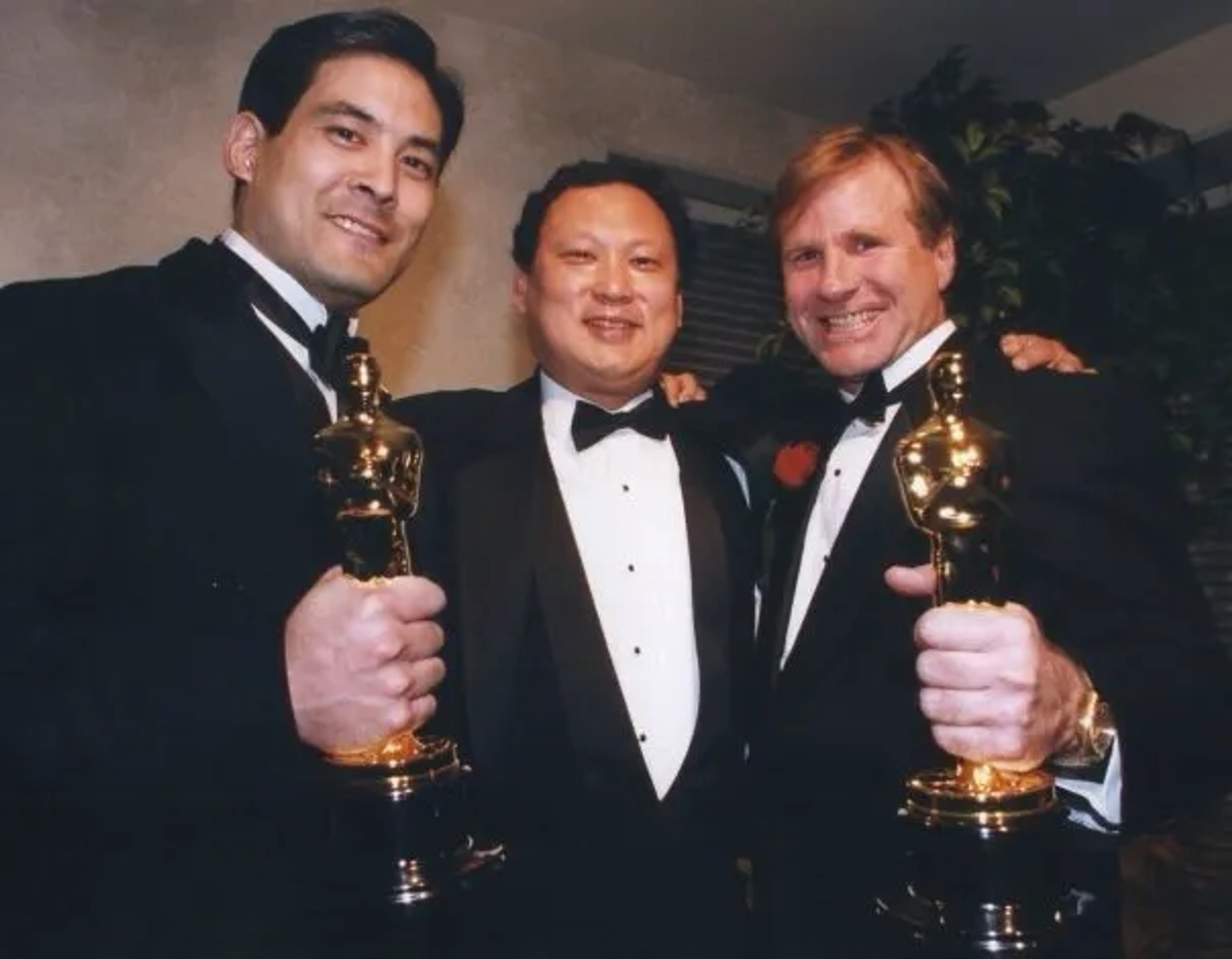 Chris Donahue, Chris Tashima, and Tim Toyama at an event for Visas and Virtue (1997)