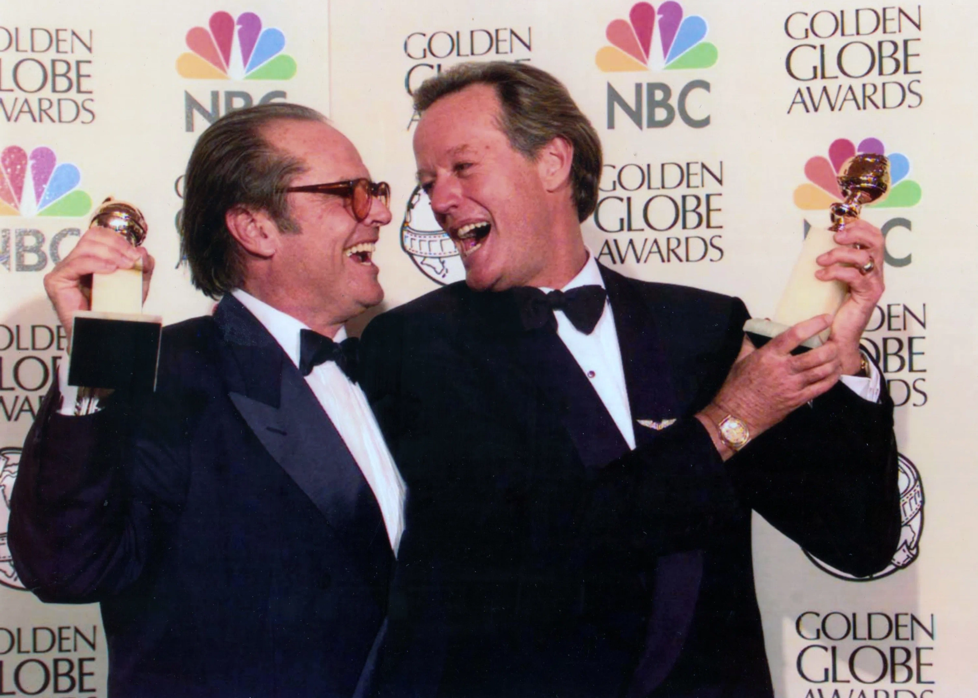 Jack Nicholson and Peter Fonda at an event for Ulee's Gold (1997)