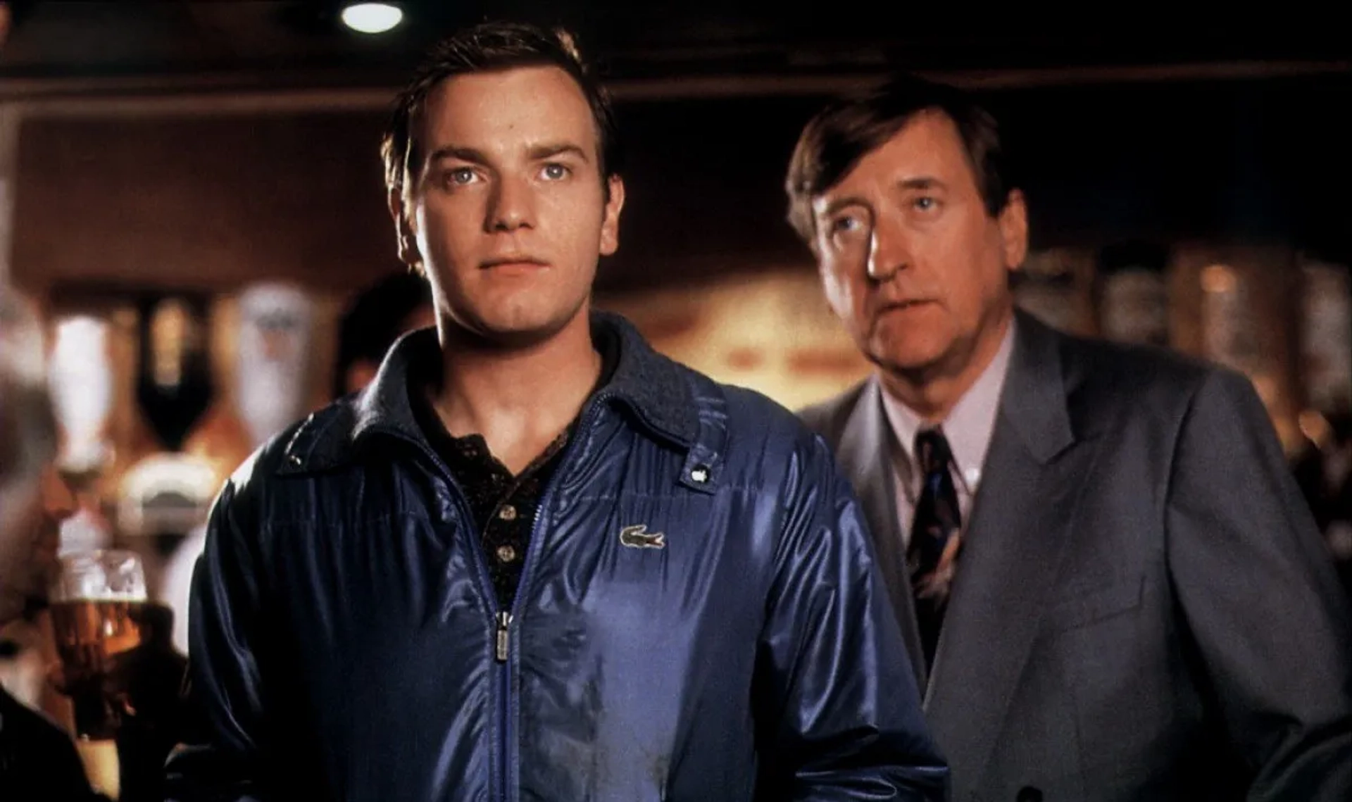 Ewan McGregor and Philip Jackson in Little Voice (1998)