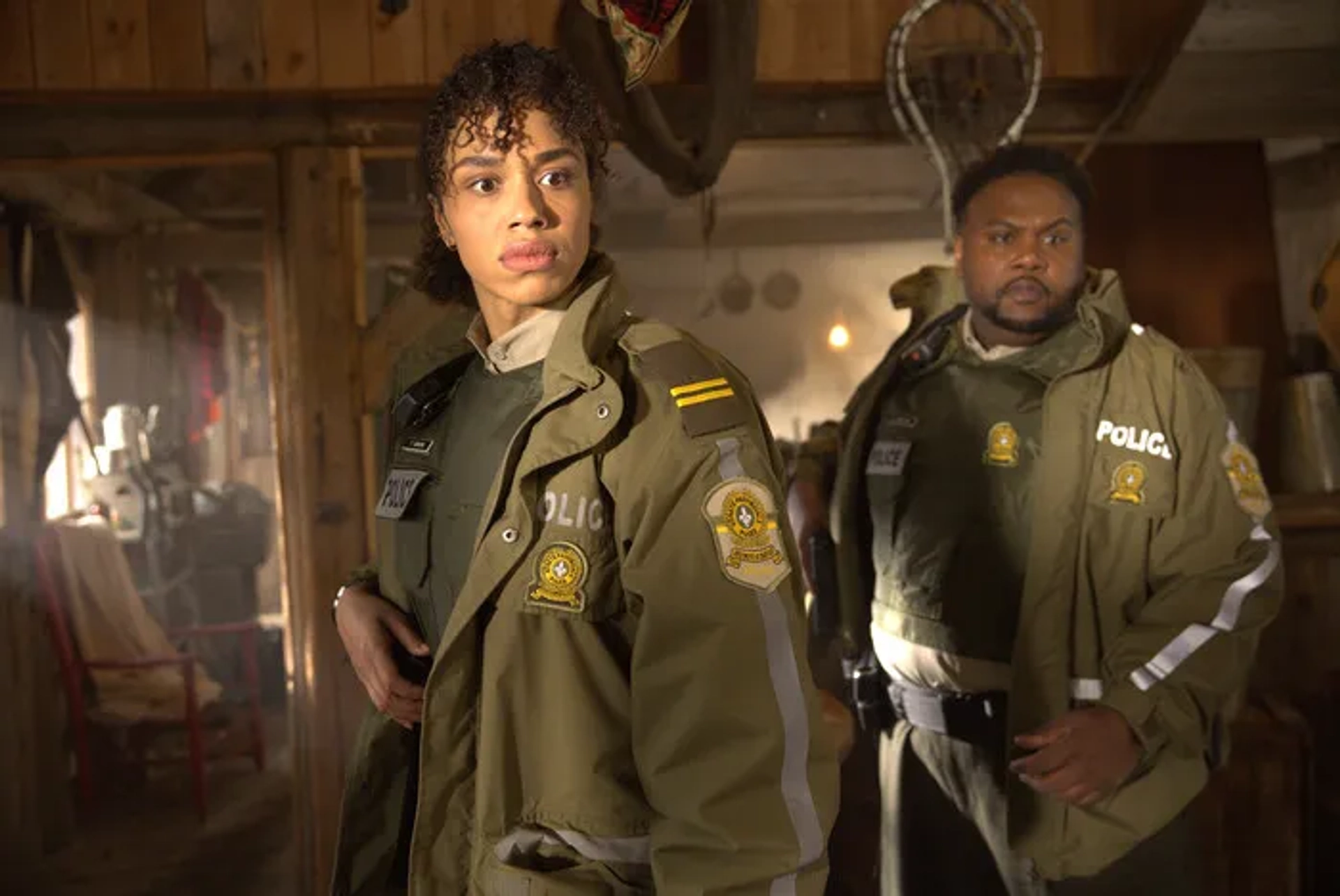 Tristan D. Lalla and Gita Miller in The Sticky (2024)
