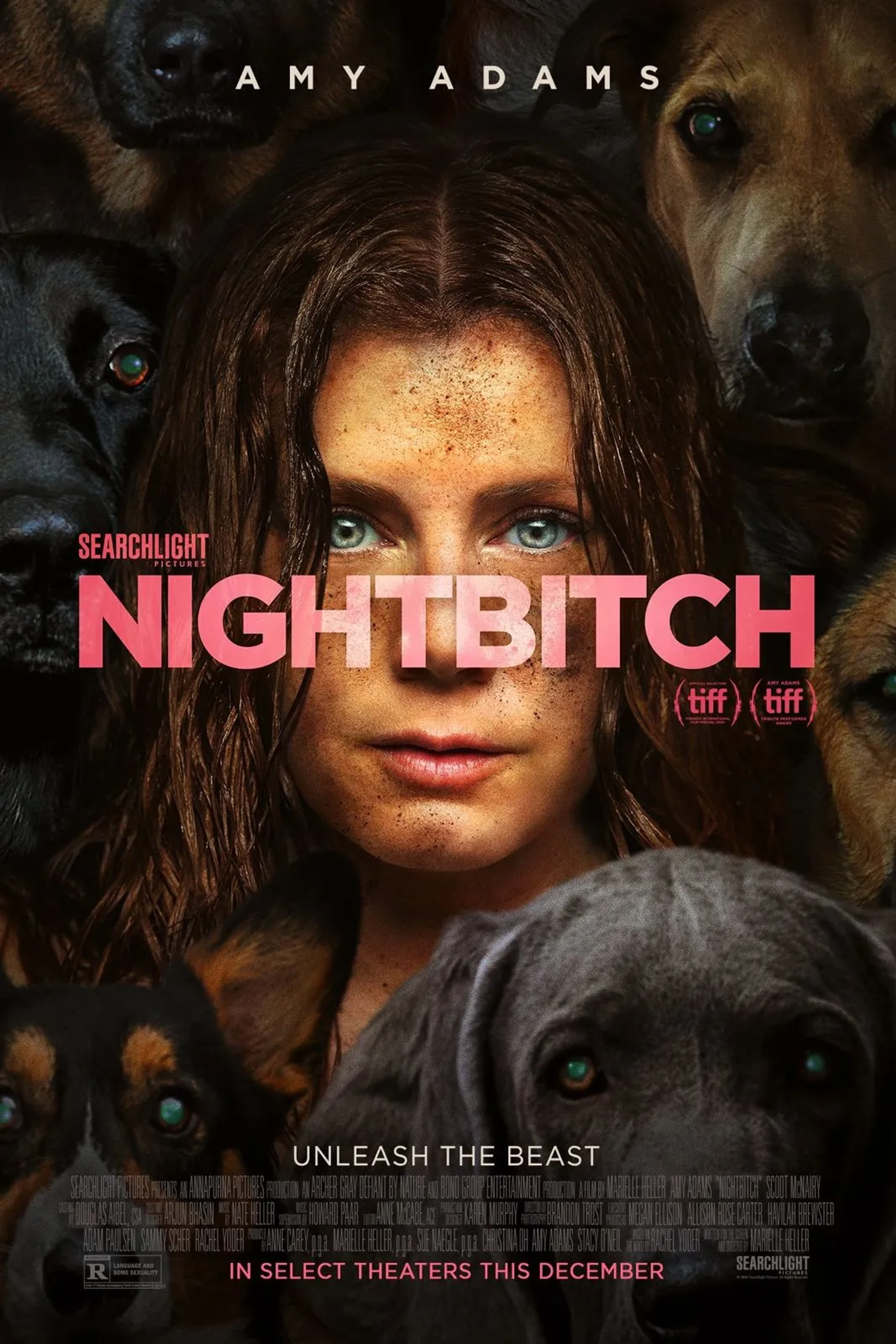 Amy Adams, Jessica Harper, Kerry O'Malley, Scoot McNairy, Ella Thomas, Zoë Chao, and Mary Holland in Nightbitch (2024)