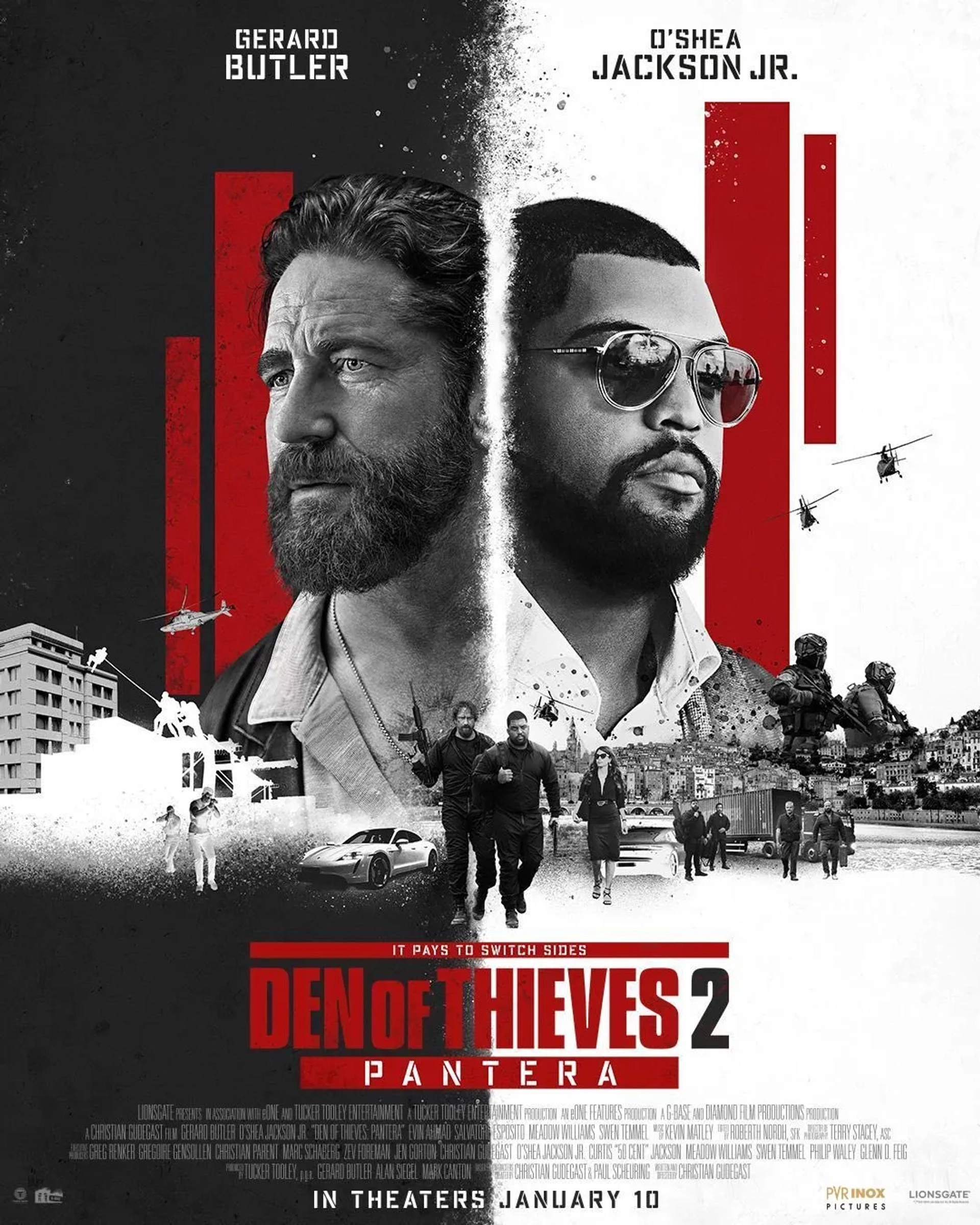 Gerard Butler and O'Shea Jackson Jr. in Den of Thieves 2: Pantera (2025)