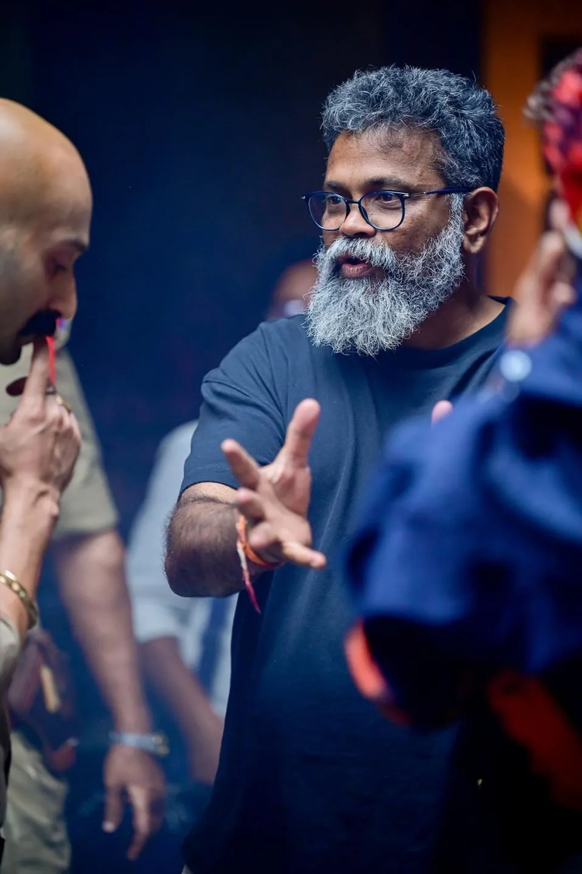 Fahadh Faasil and Sukumar in Pushpa: The Rule - Part 2 (2024)