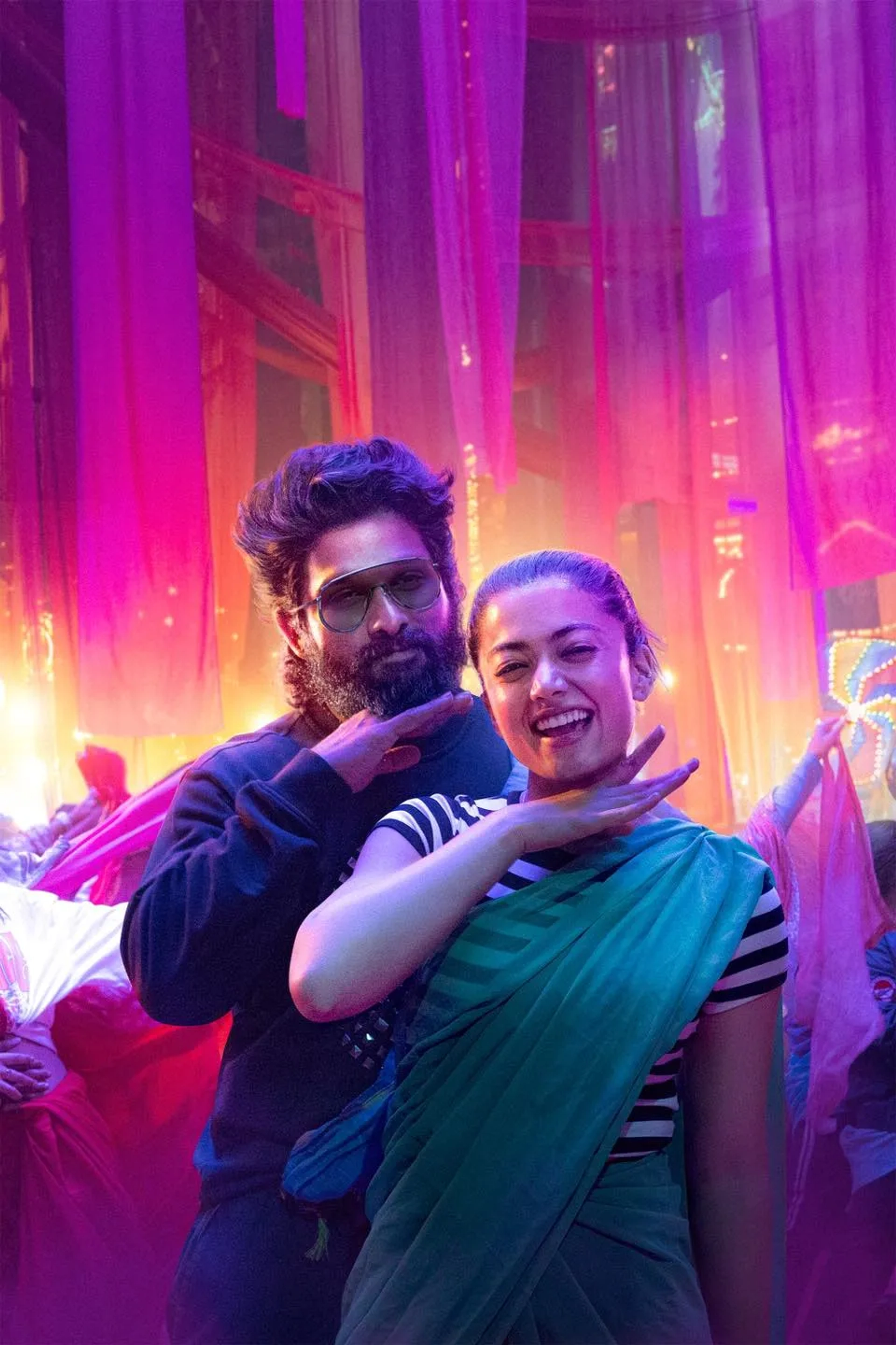 Allu Arjun and Rashmika Mandanna in Pushpa: The Rule - Part 2 (2024)