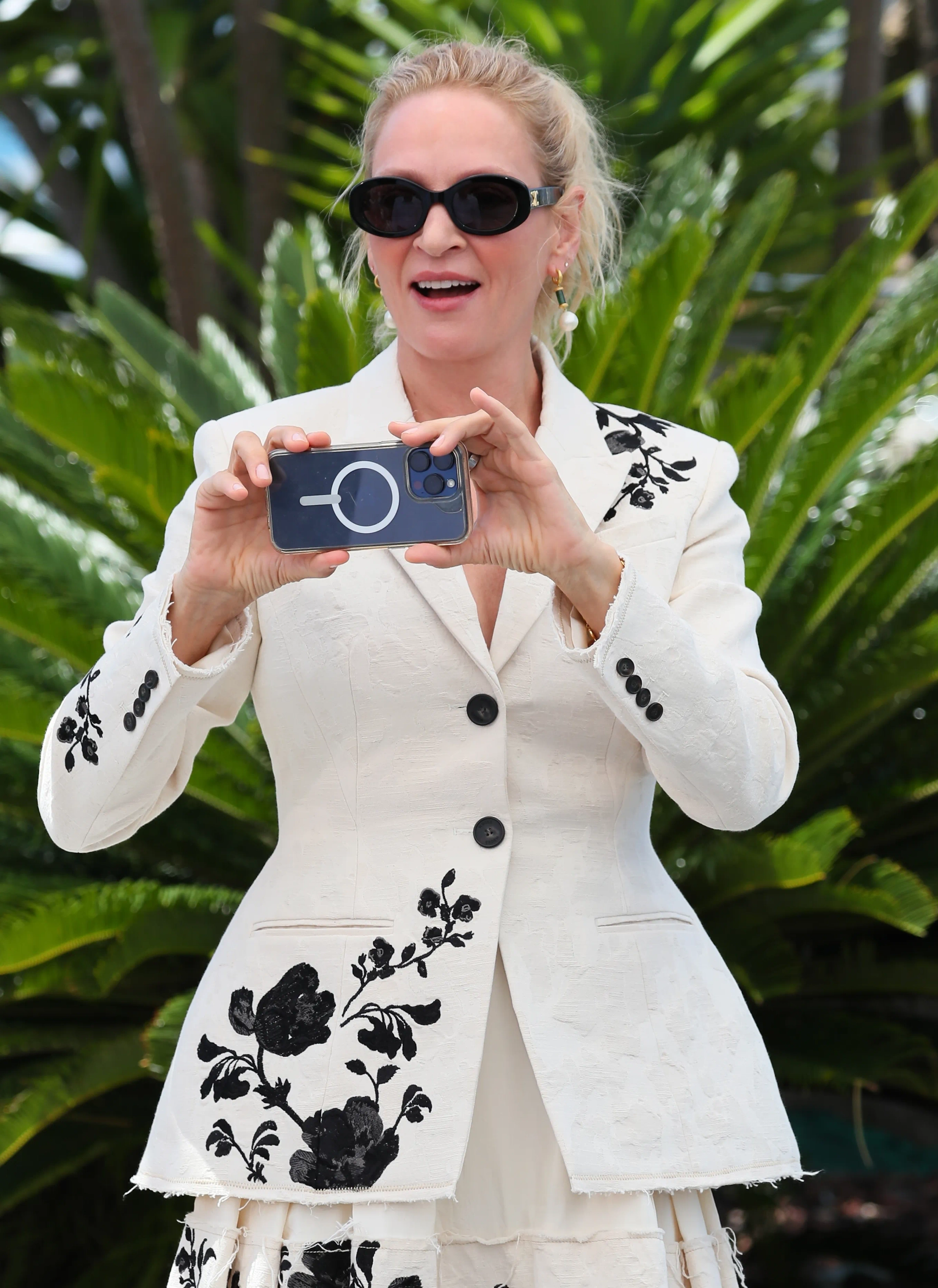 Uma Thurman at an event for Oh, Canada (2024)