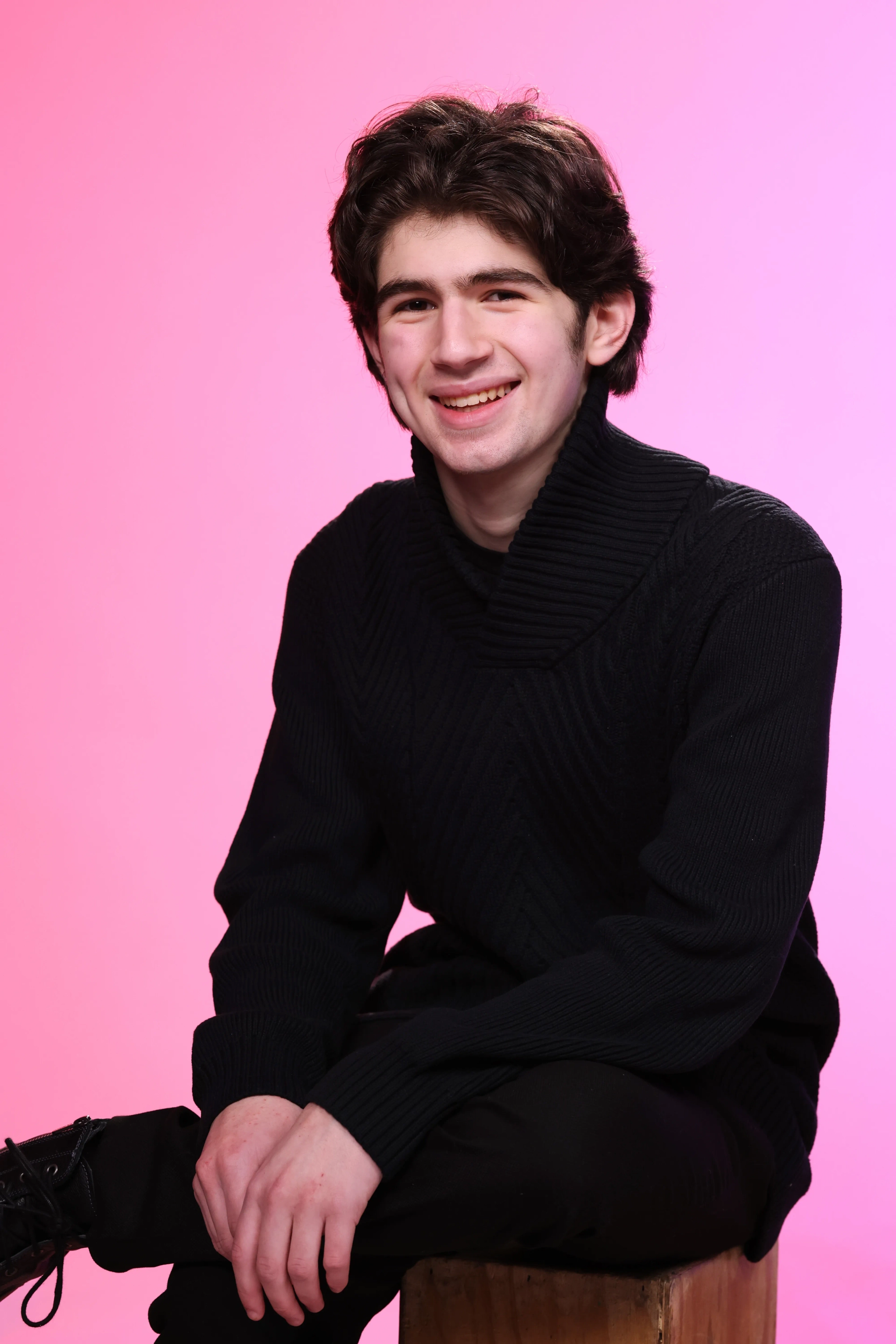 Jacob Morrell at an event for Between the Temples (2024)