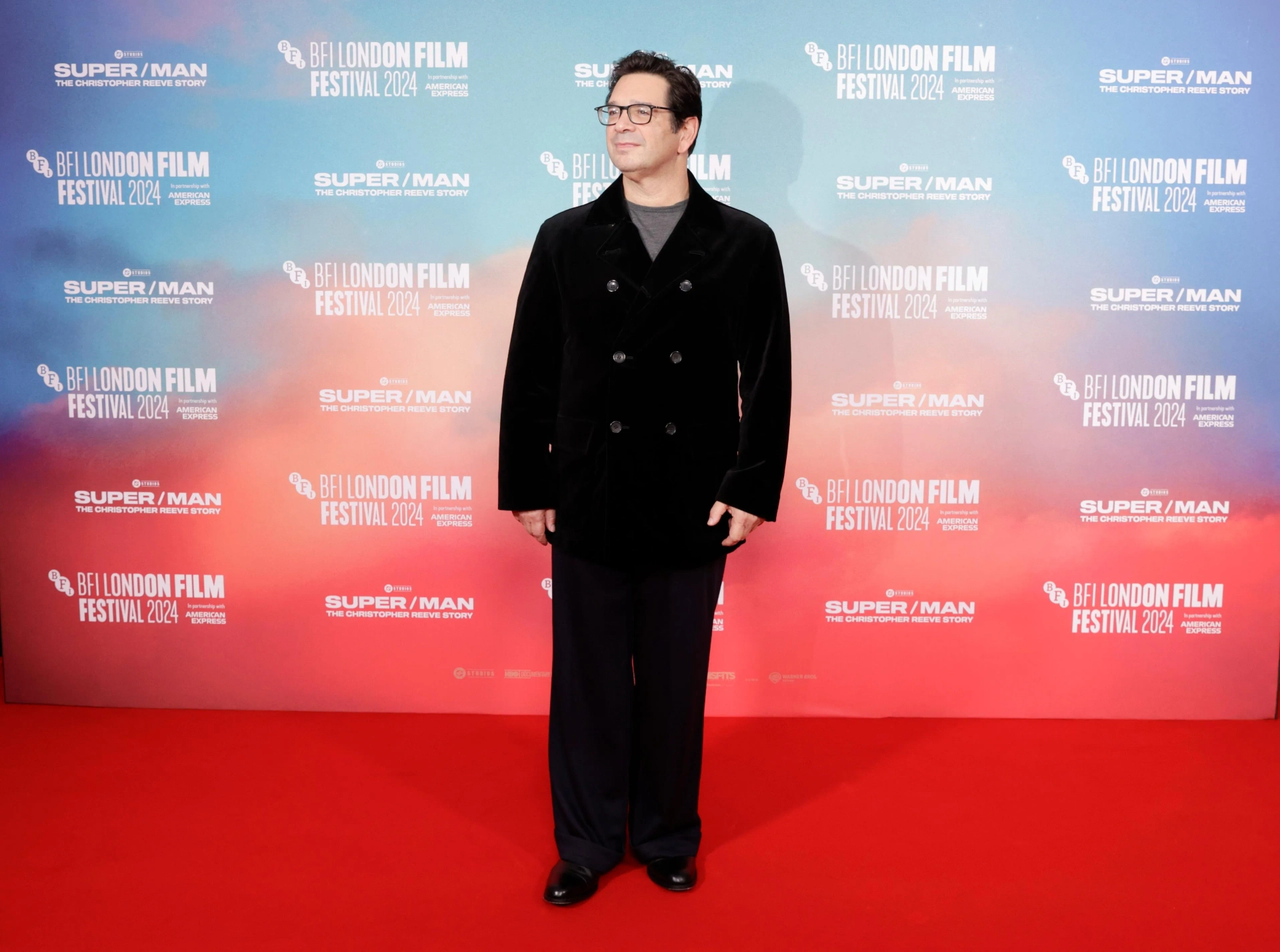 Peter Ettedgui at an event for Super/Man: The Christopher Reeve Story (2024)