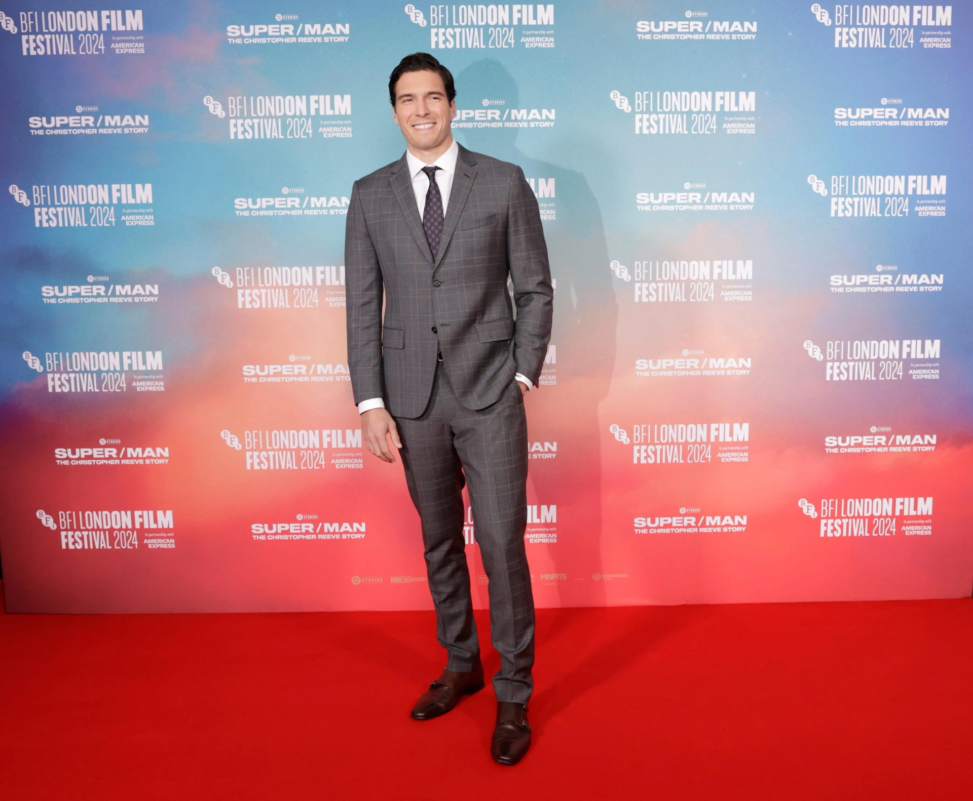 Will Reeve at an event for Super/Man: The Christopher Reeve Story (2024)