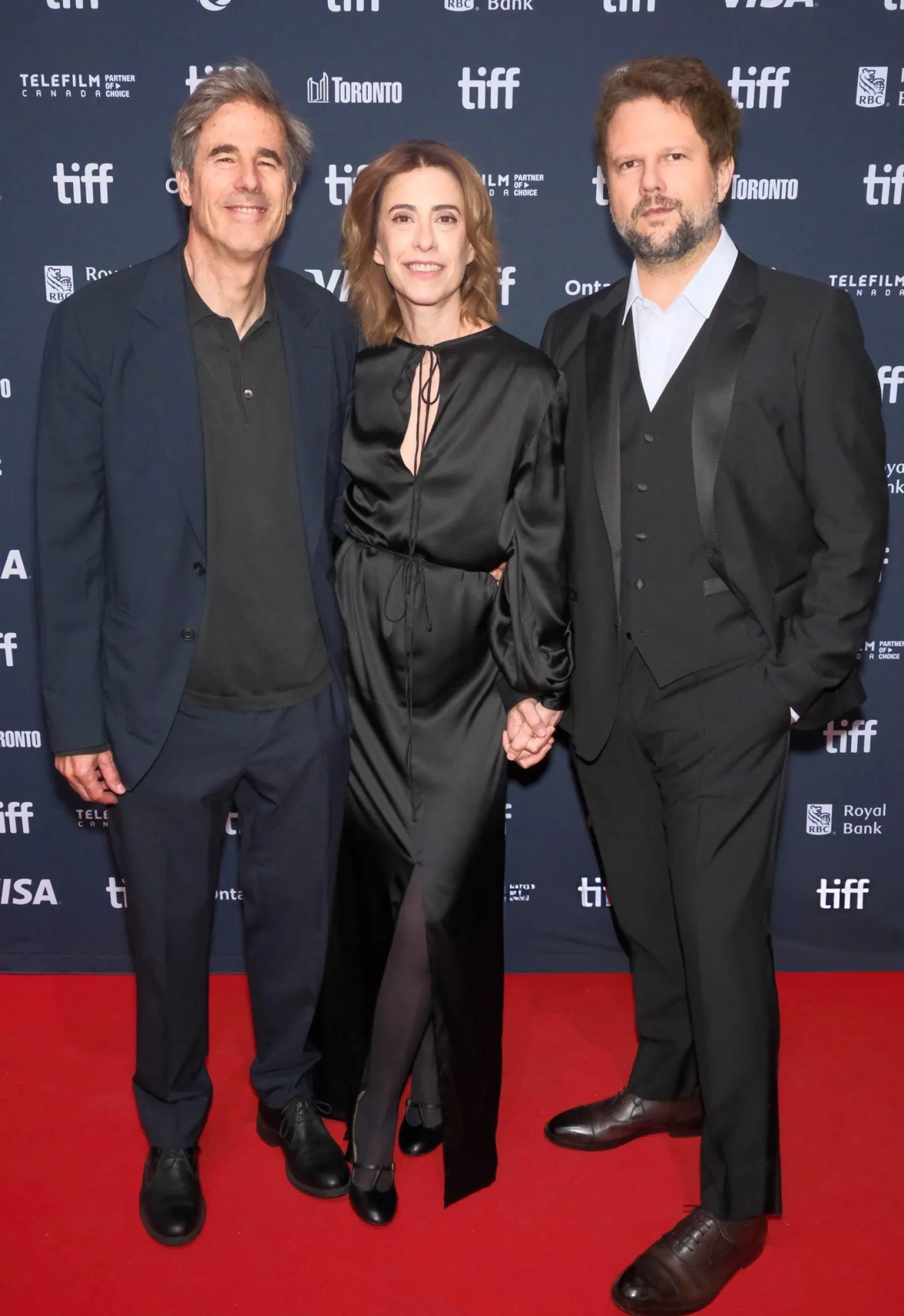 Selton Mello, Walter Salles, and Fernanda Torres at an event for I'm Still Here (2024)