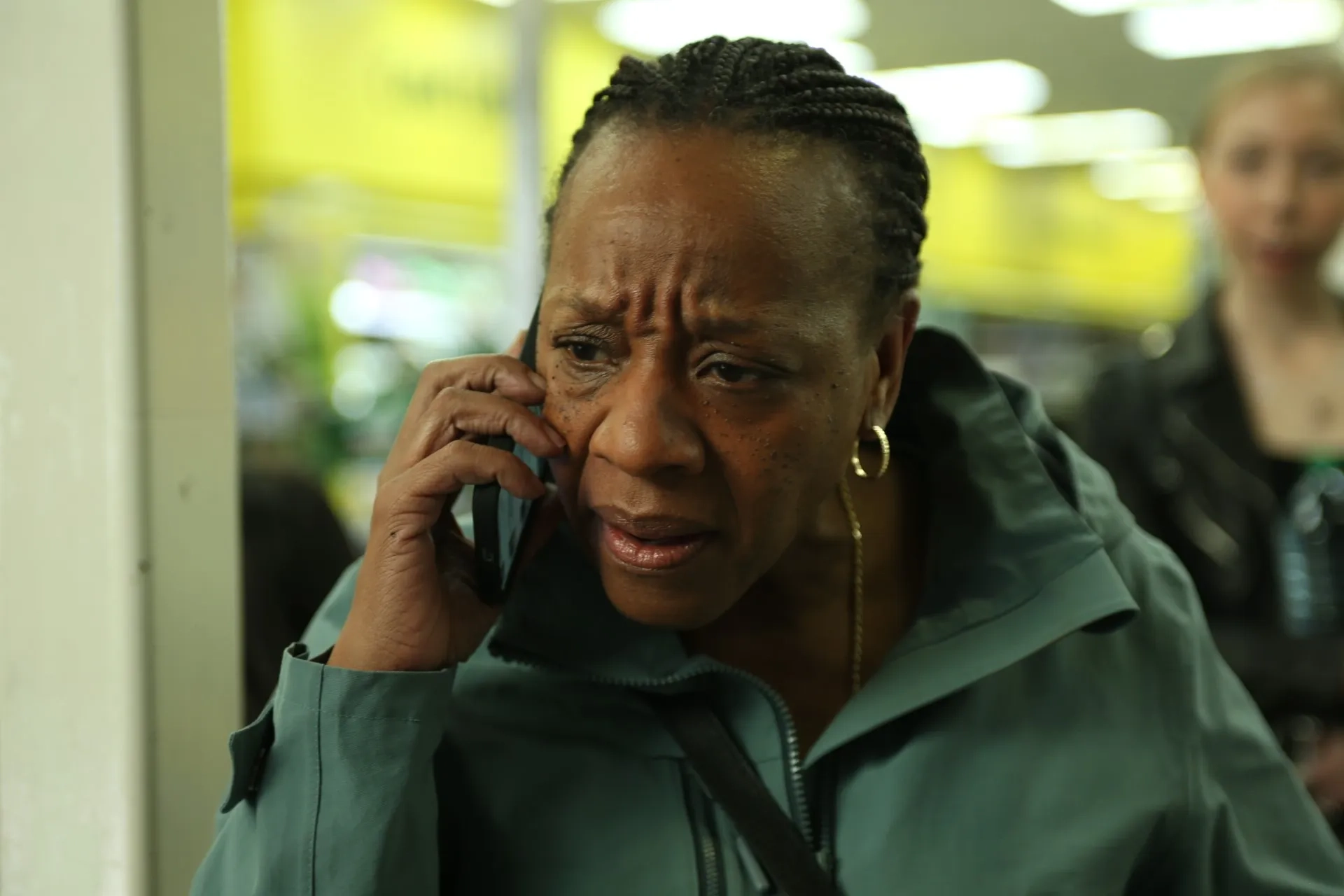 Marianne Jean-Baptiste and Bryony Miller in Hard Truths (2024)