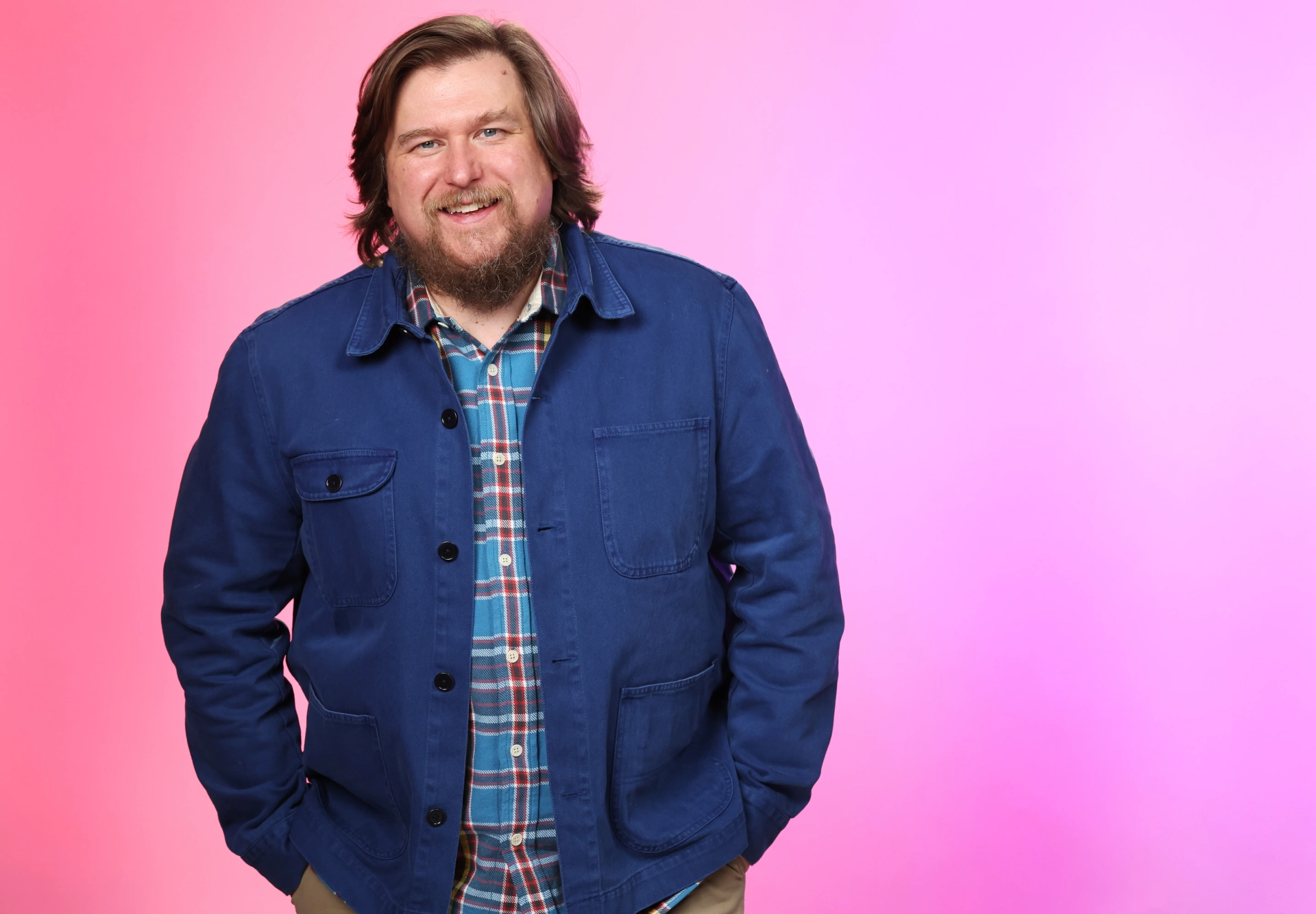 Michael Chernus at an event for Out of My Mind (2024)