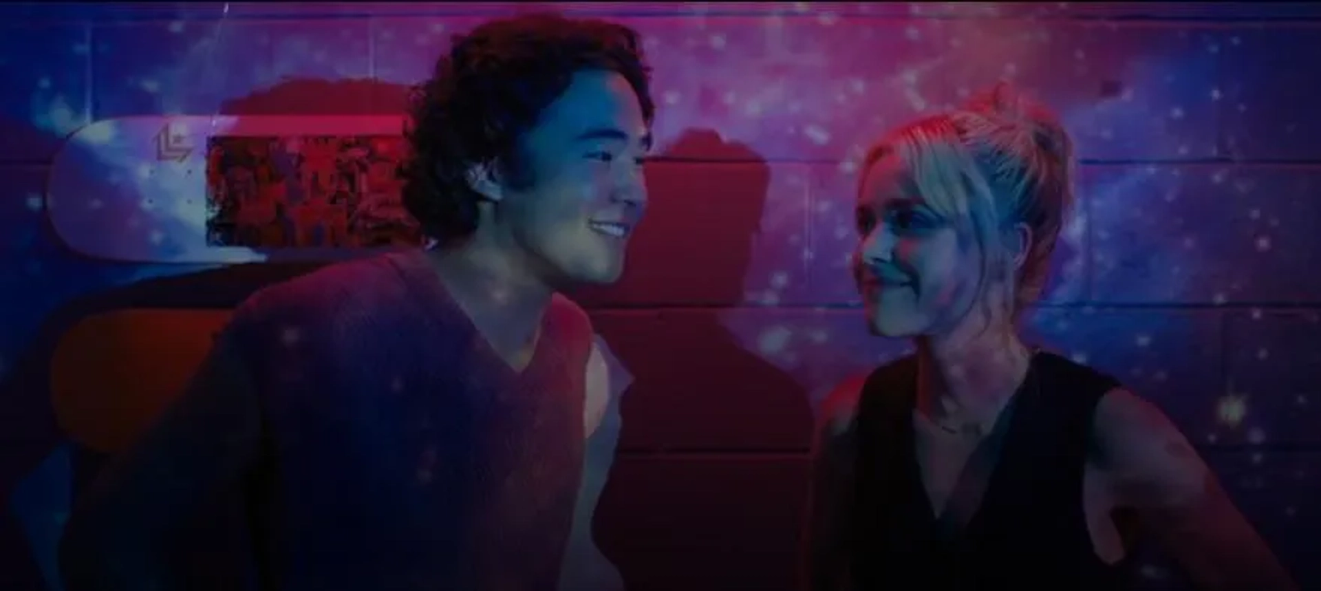 Kiernan Shipka and Nico Hiraga in Sweethearts (2024)