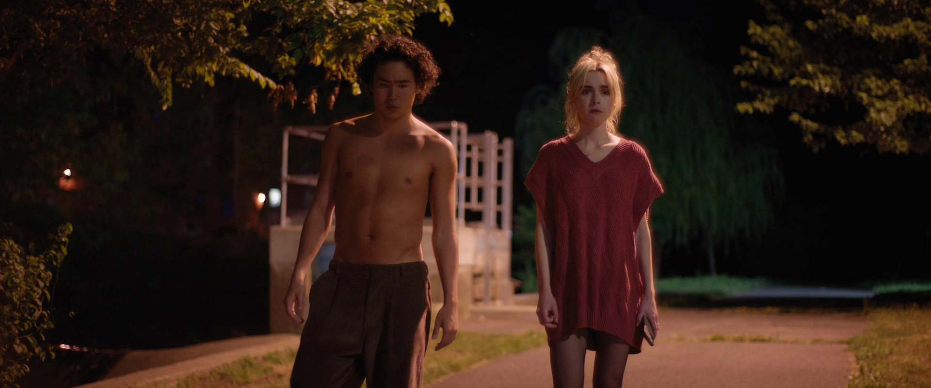 Kiernan Shipka and Nico Hiraga in Sweethearts (2024)