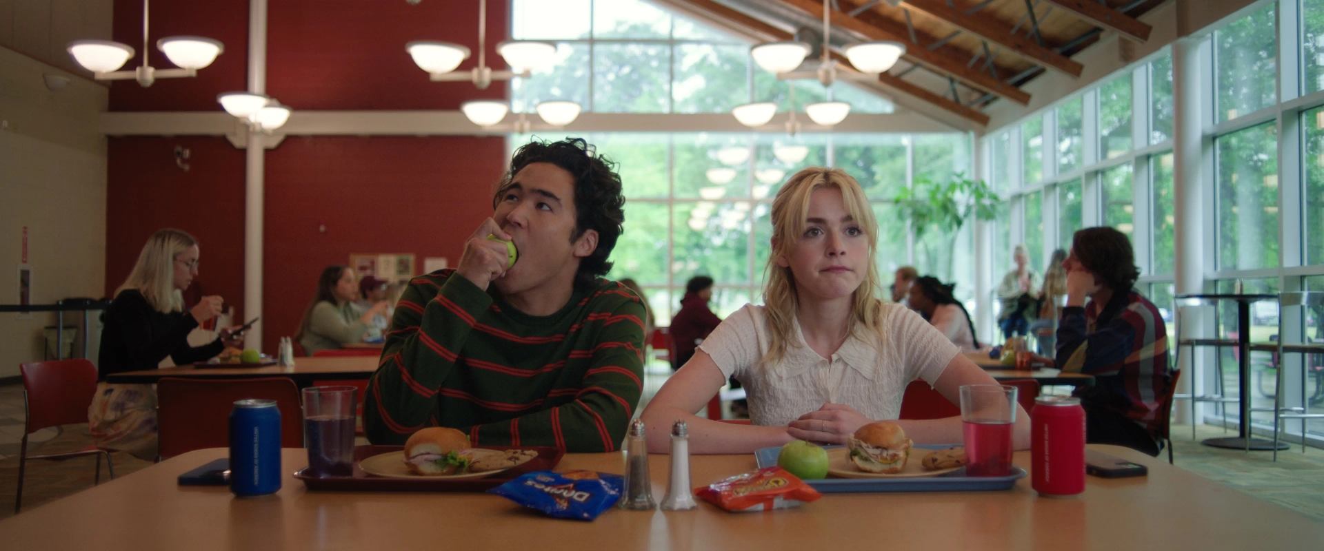 Kiernan Shipka and Nico Hiraga in Sweethearts (2024)
