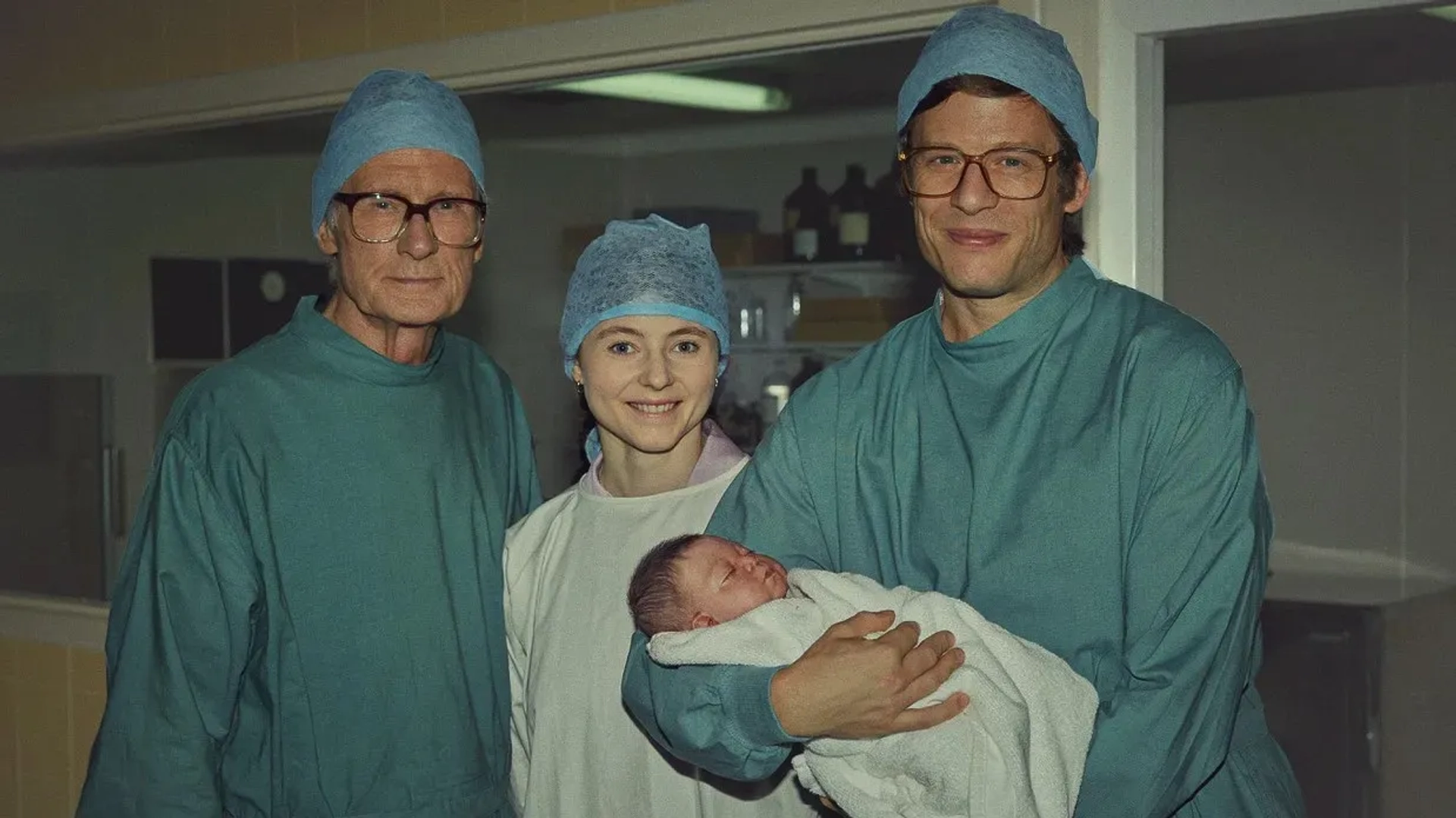 Bill Nighy, James Norton, and Thomasin McKenzie in Joy (2024)