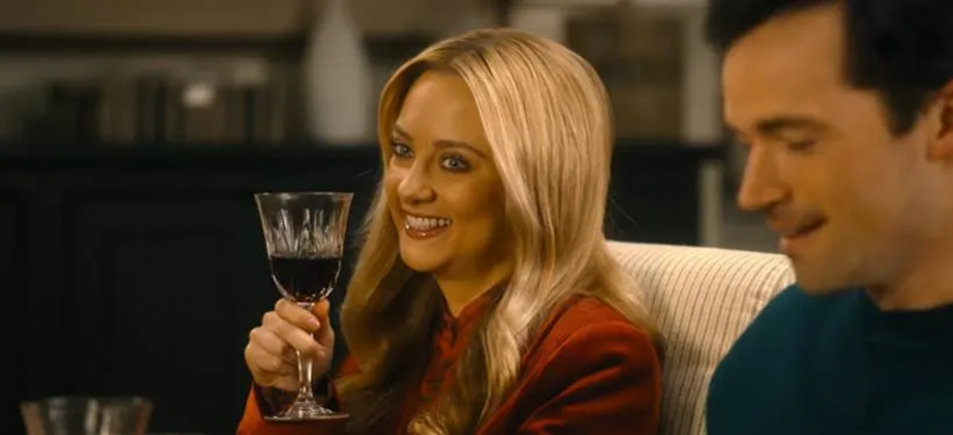 Ian Harding and Katie Baker in Our Little Secret (2024)
