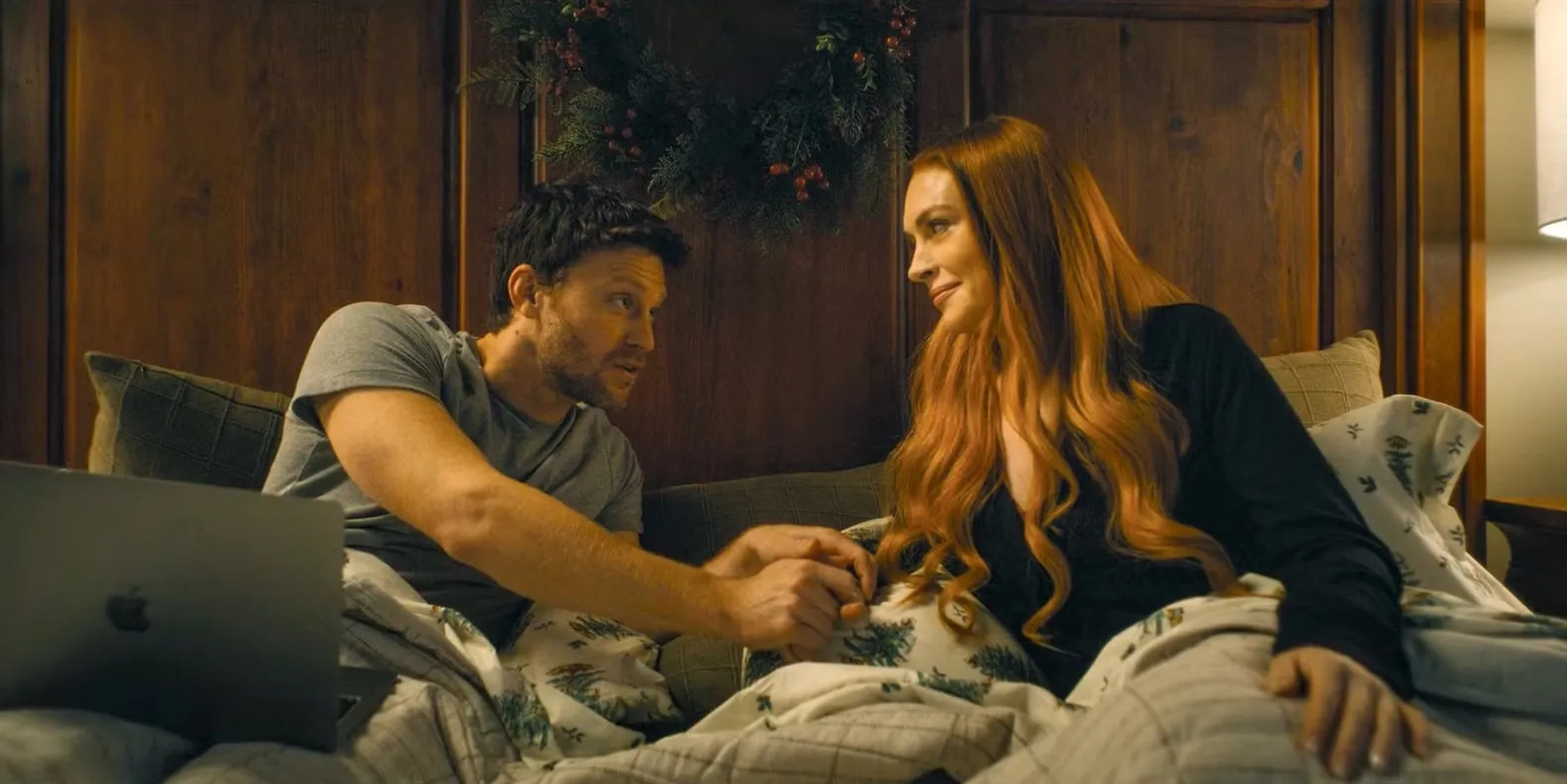 Lindsay Lohan and Jon Rudnitsky in Our Little Secret (2024)