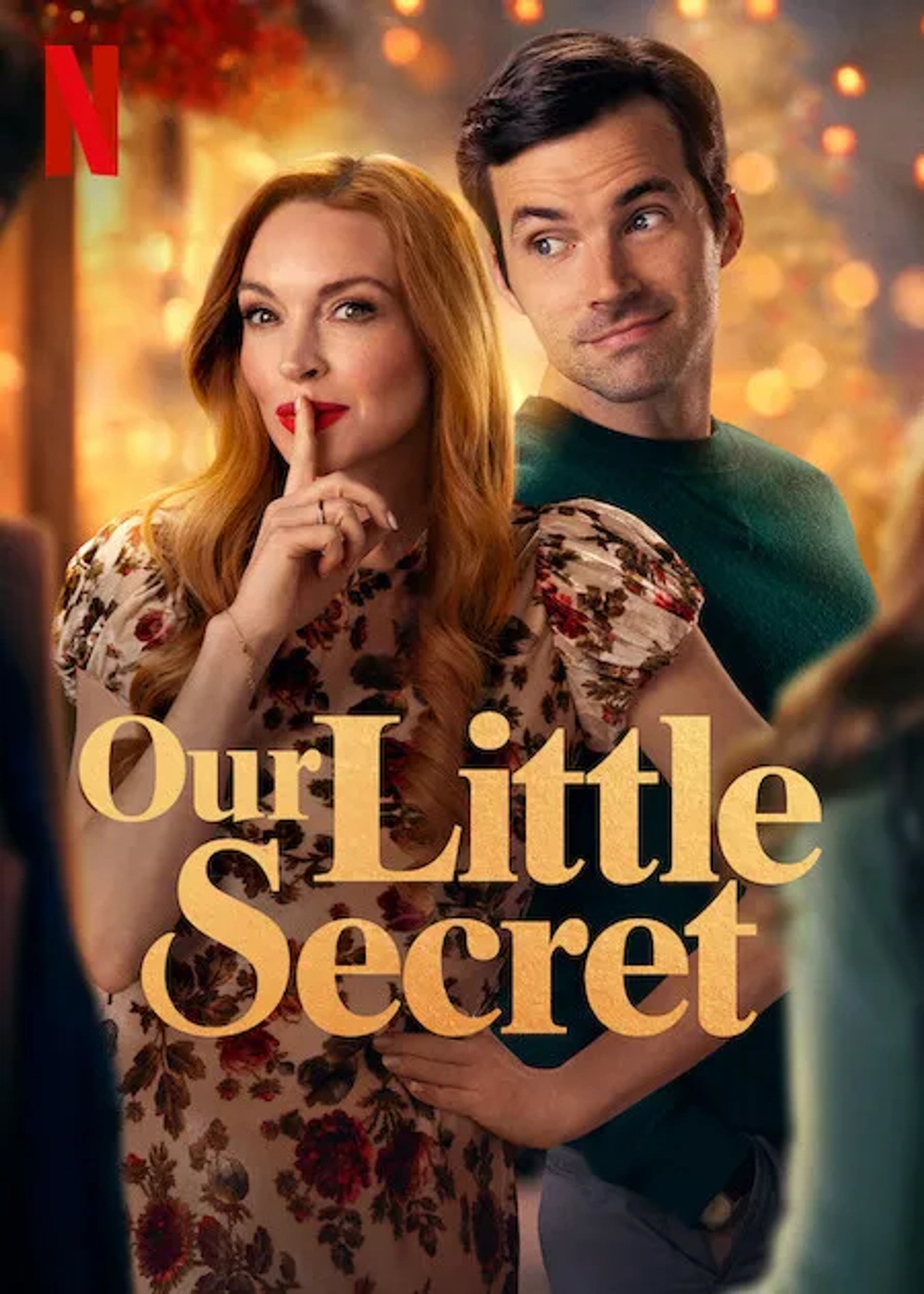 Lindsay Lohan and Ian Harding in Our Little Secret (2024)