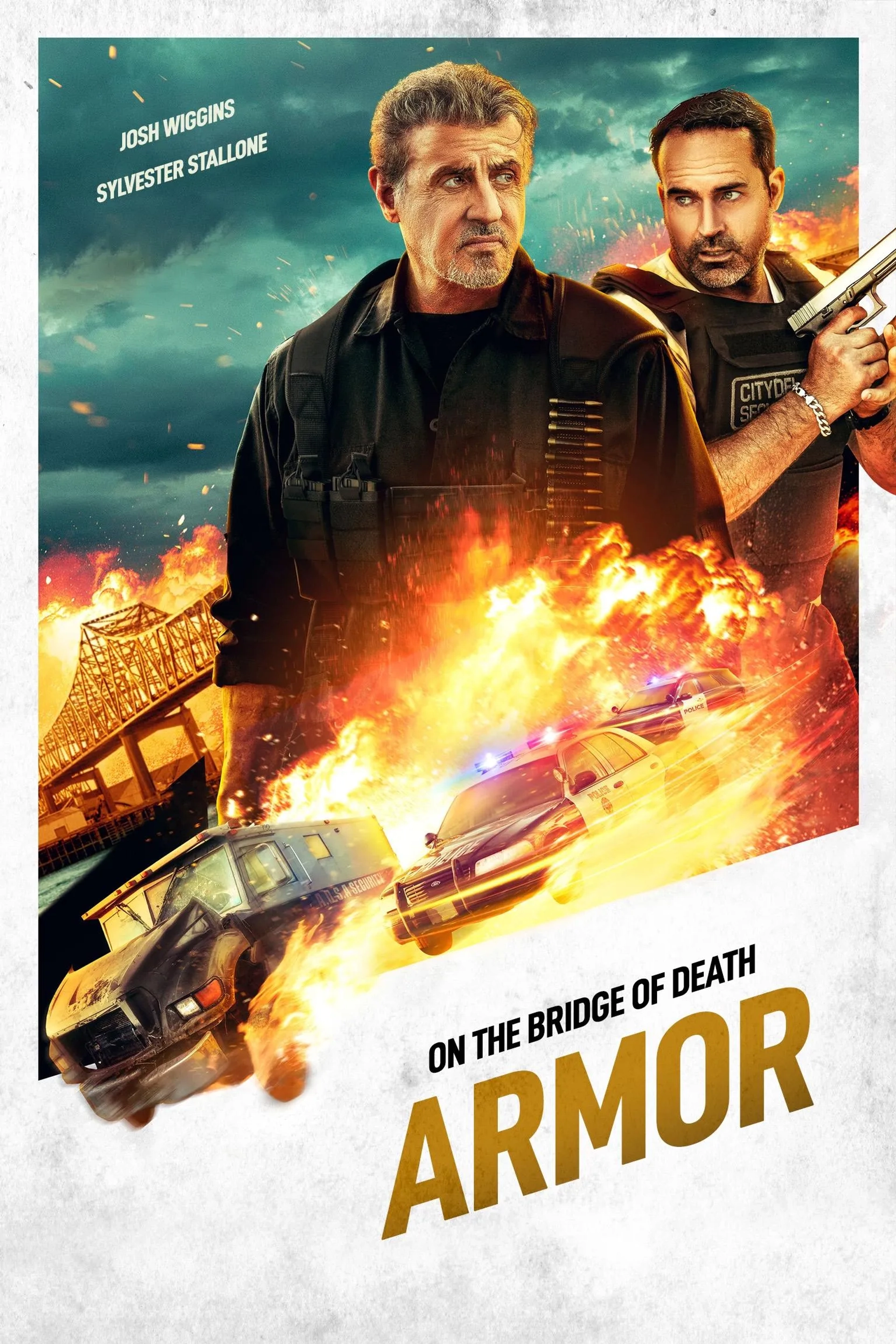 Sylvester Stallone and Jason Patric in Armor (2024)