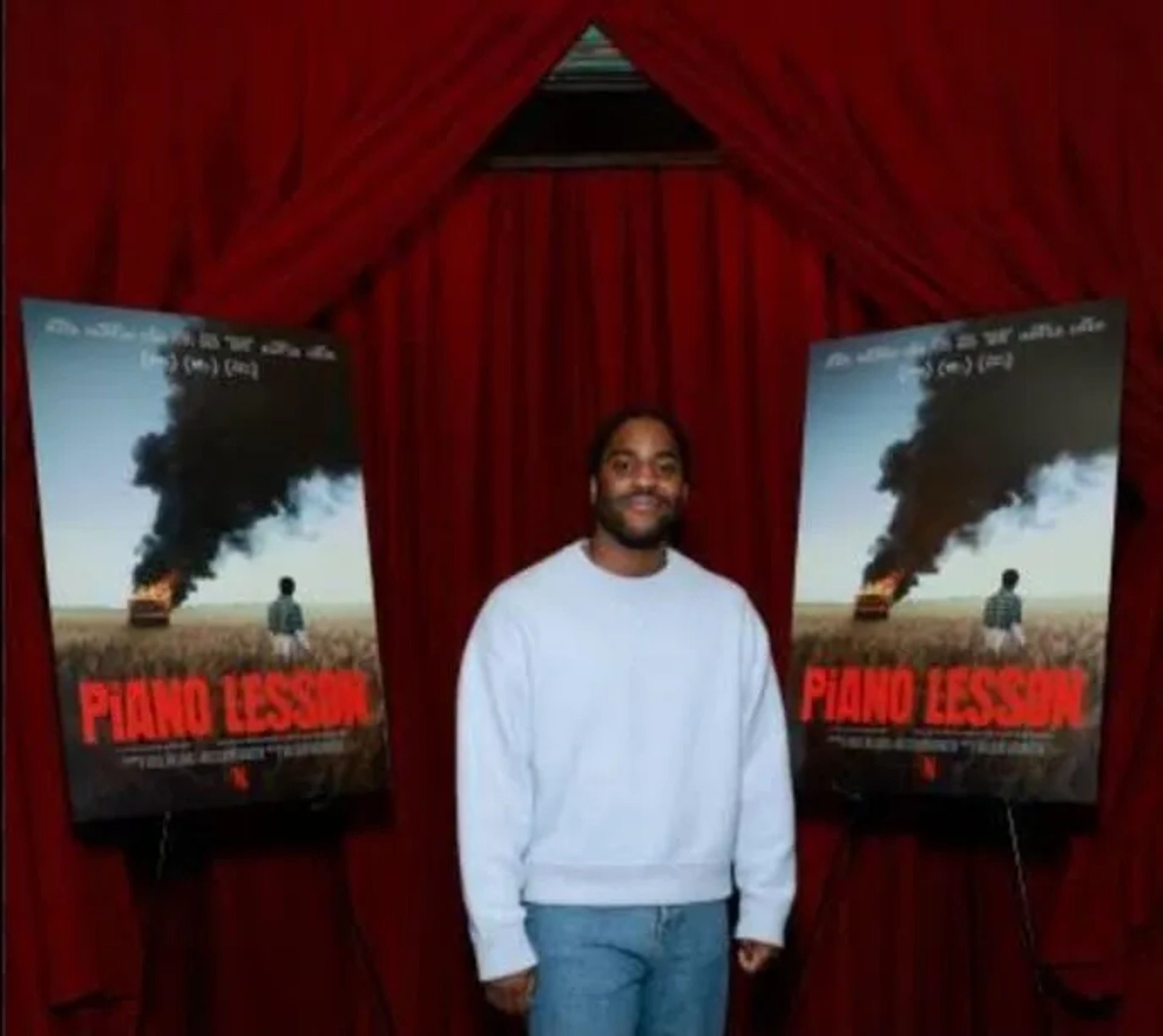Malcolm Washington at an event for The Piano Lesson (2024)