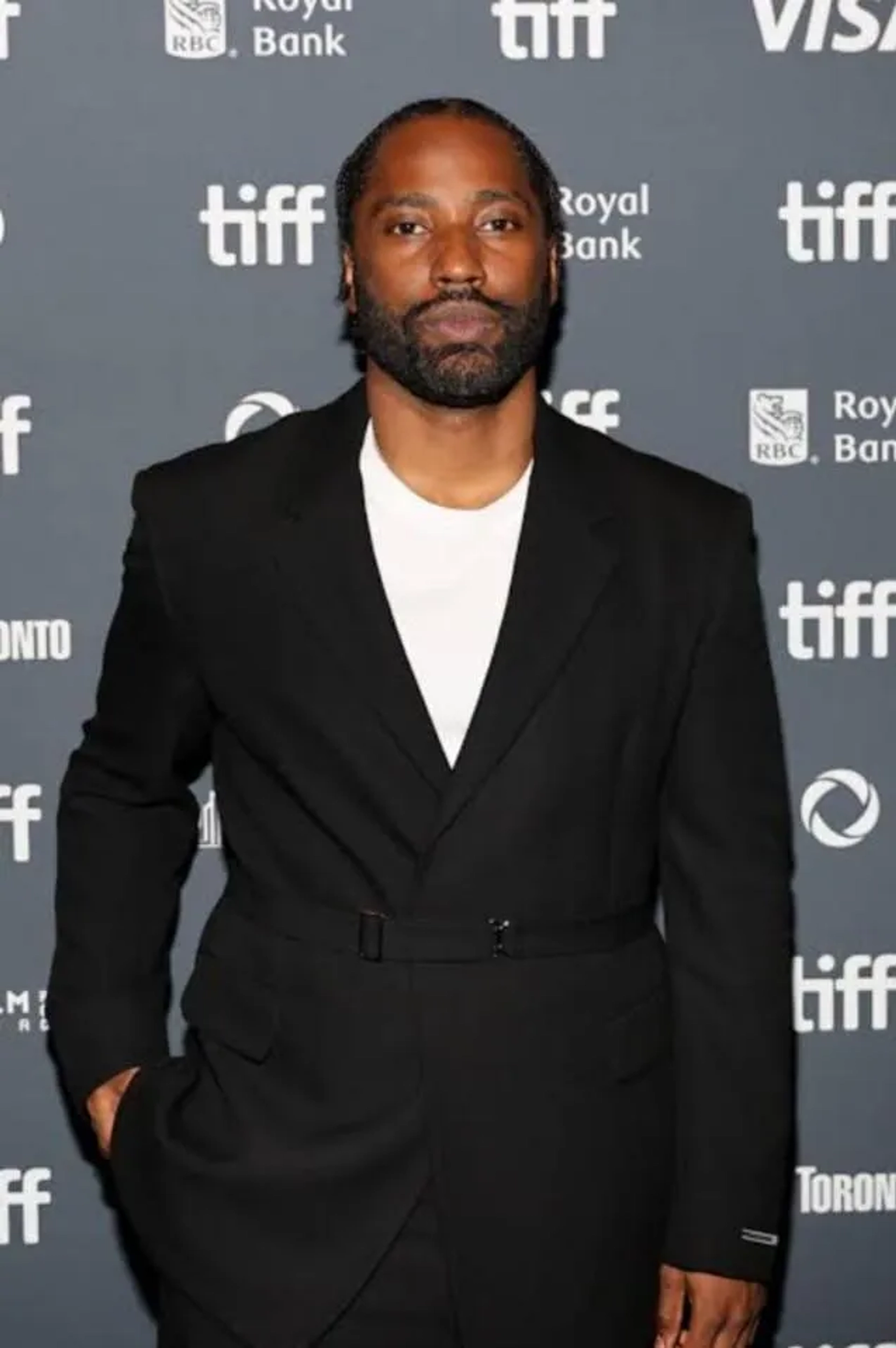 John David Washington at an event for The Piano Lesson (2024)