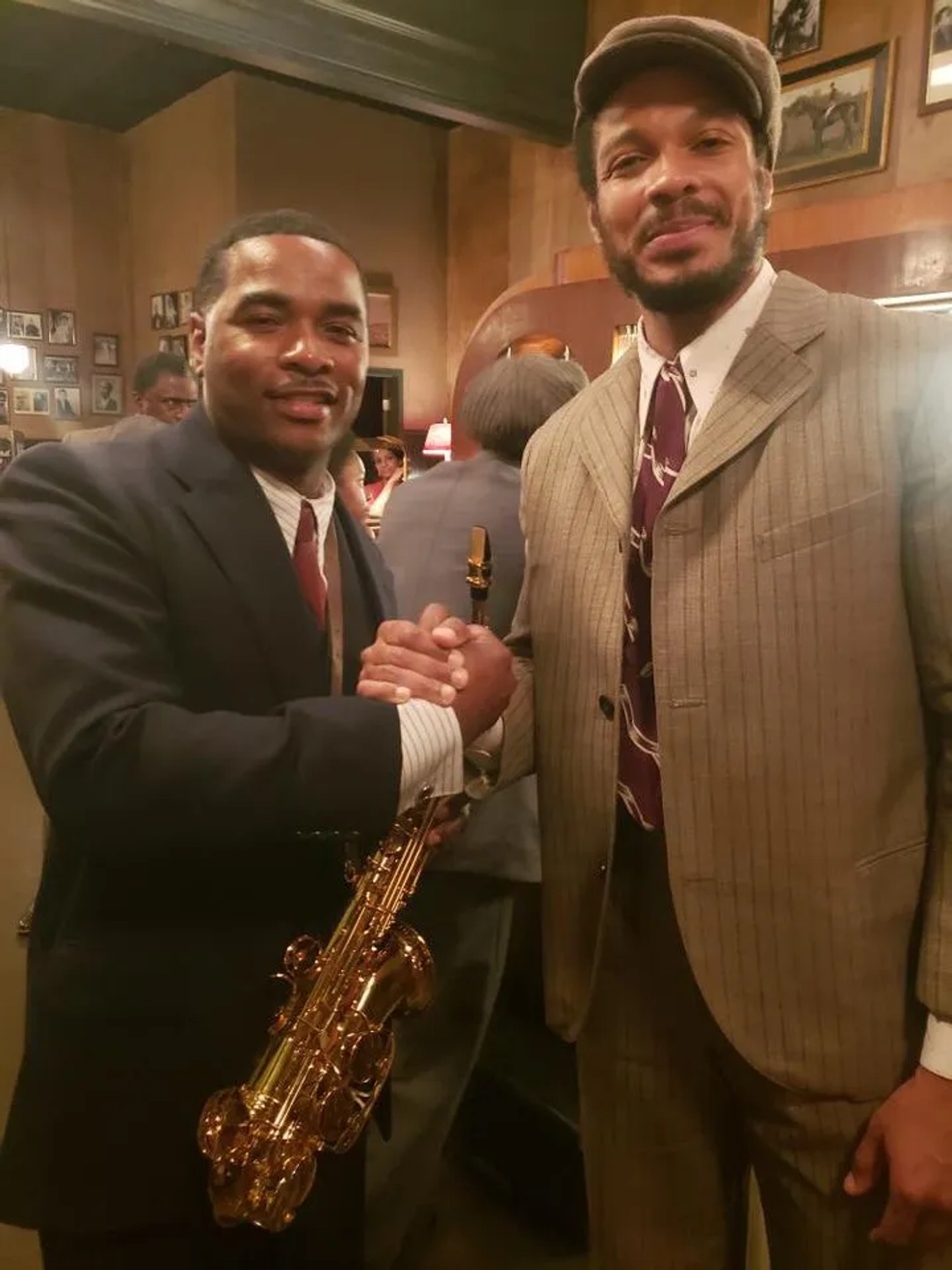 Rob Wood and Ray Fisher in The Piano Lesson (2024)