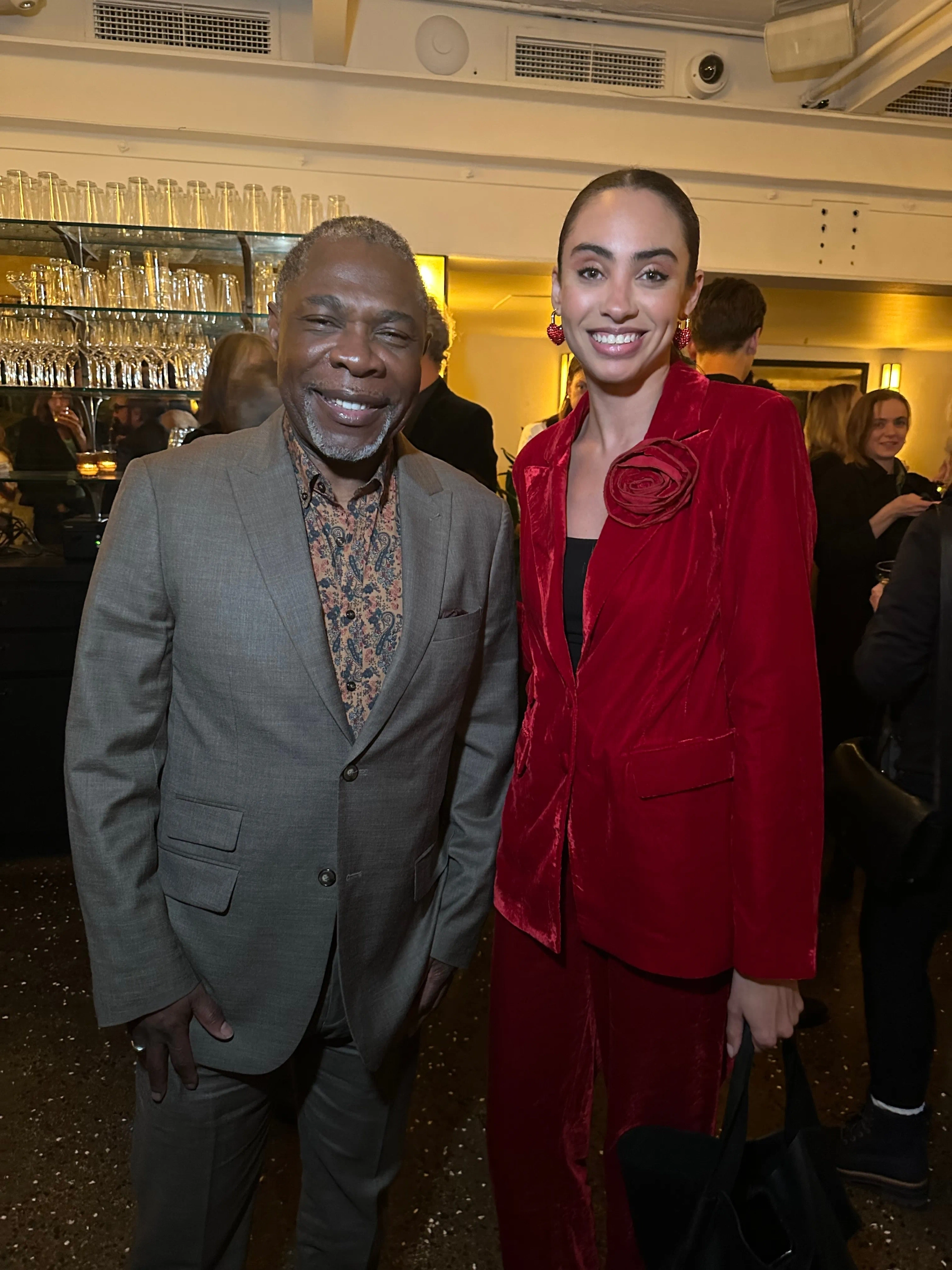 Michael Potts and Marissa Hill at a special screening of The Piano Lesson in New York