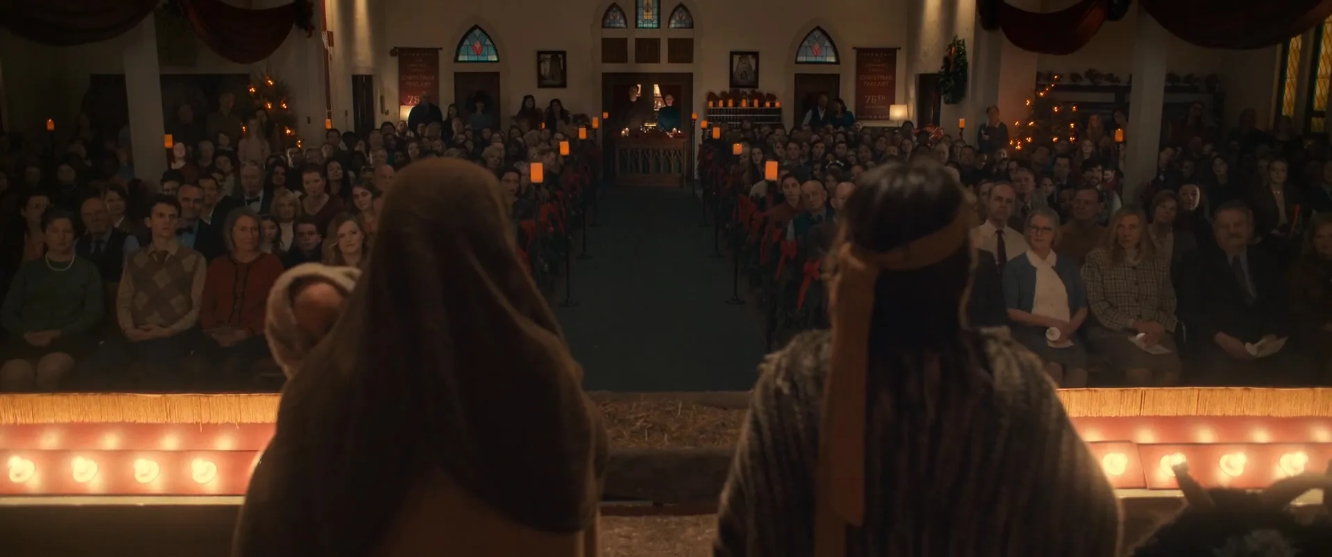 Beatrice Schneider and Mason D Nelligan in The Best Christmas Pageant Ever (2024)
