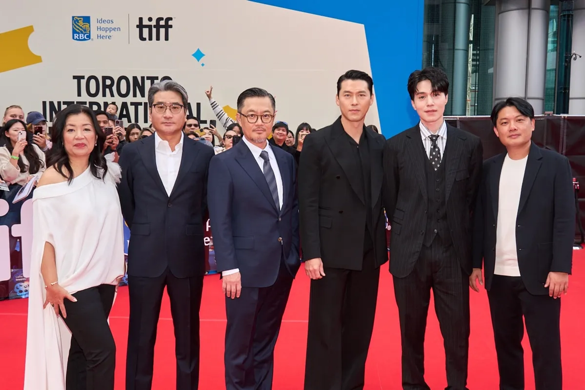 Hyun Bin and Lee Dong-wook at an event for Harbin (2024)