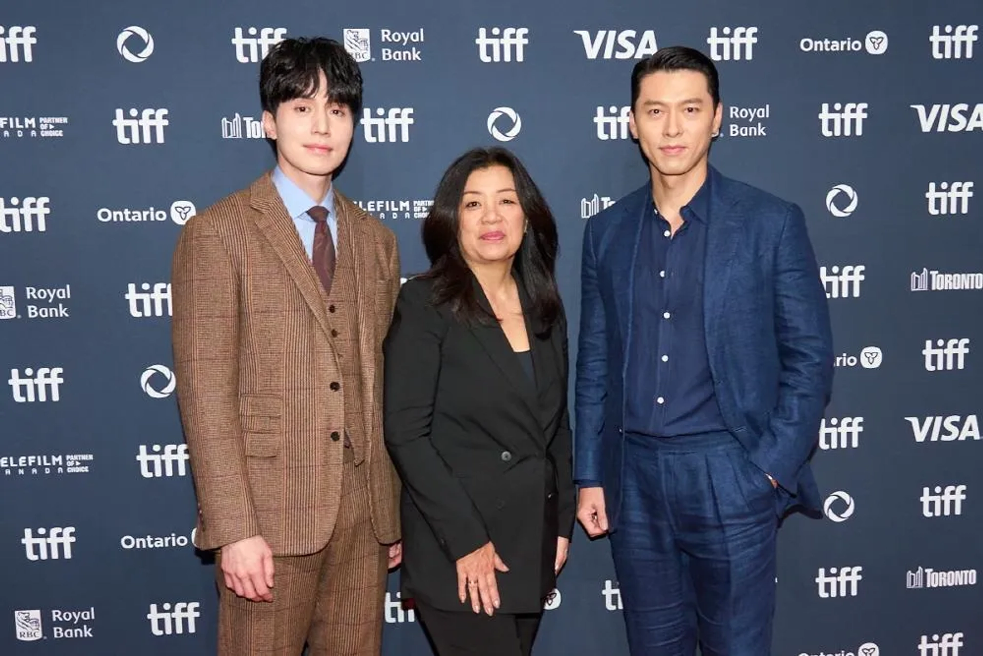 Hyun Bin and Lee Dong-wook at an event for Harbin (2024)