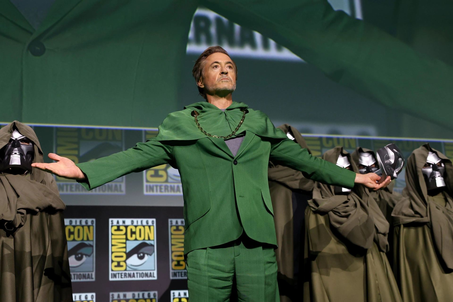 Robert Downey Jr. at an event for Avengers: Doomsday (2026)