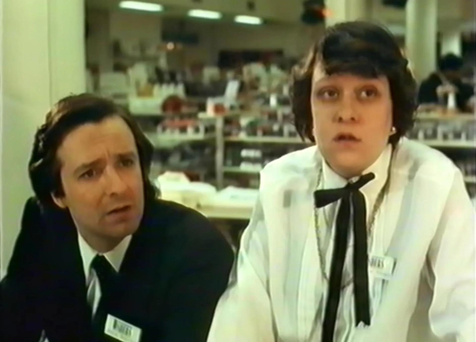 Kathy Burke and Neil Pearson in Work Experience (1989)