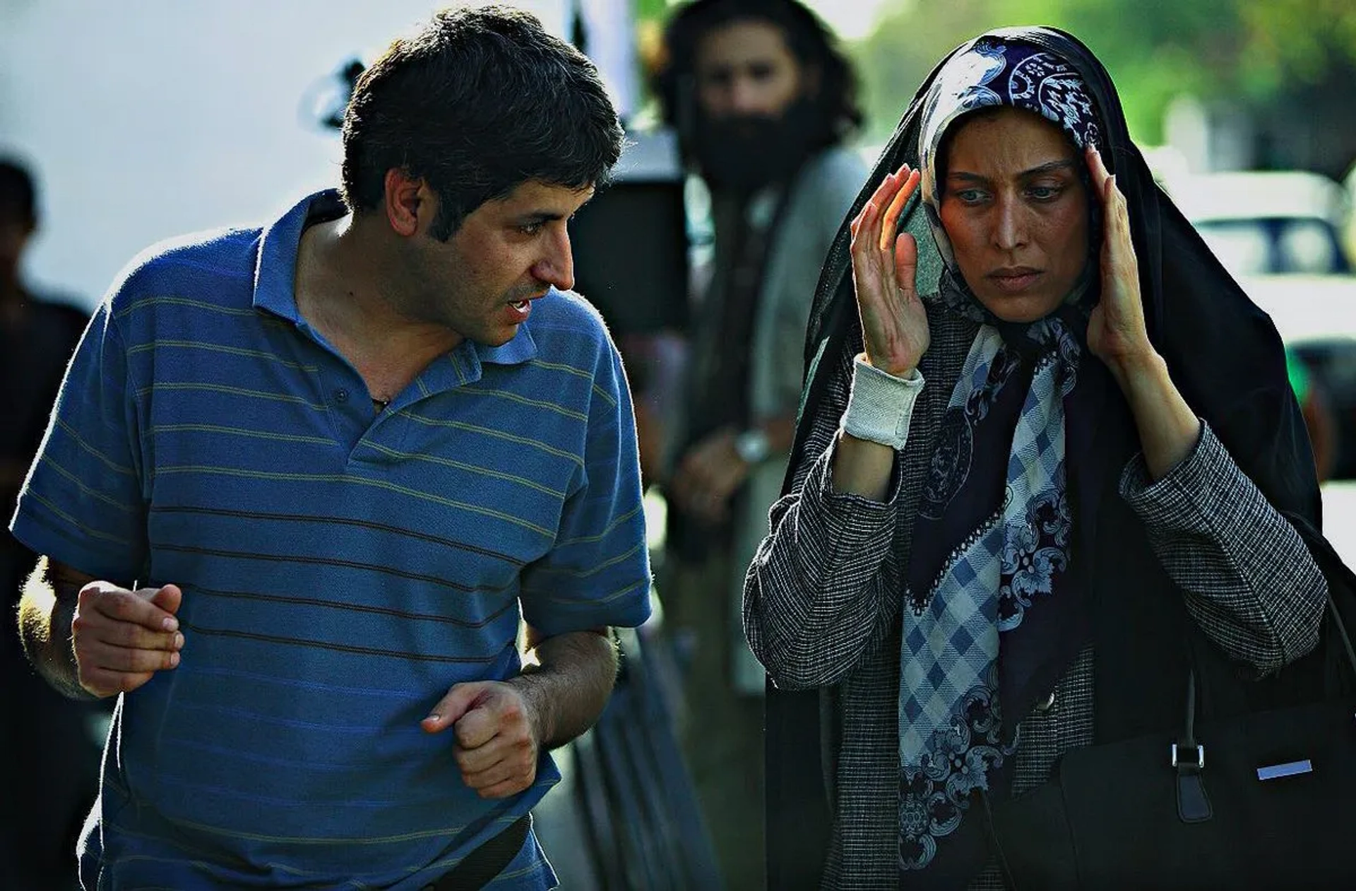 Mahtab Keramati, Abdolreza Kahani, and Masoud Salami in Twenty (2009)