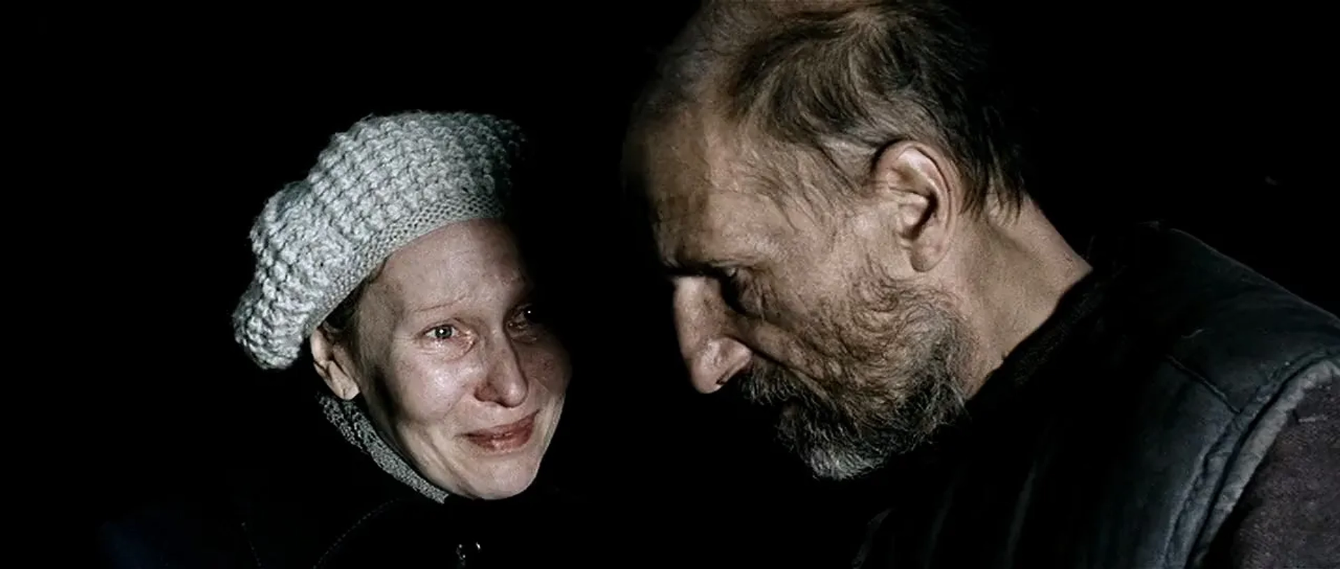 Pyotr Mamonov and Olga Demidova in The Island (2006)