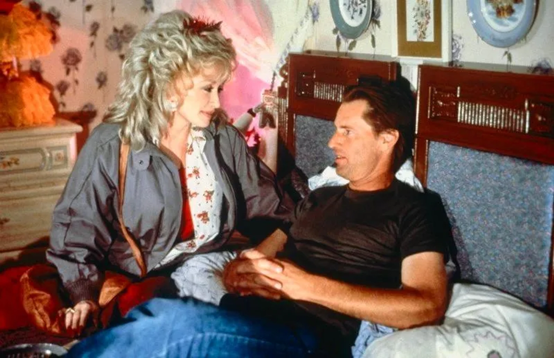 Dolly Parton and Sam Shepard in Steel Magnolias (1989)