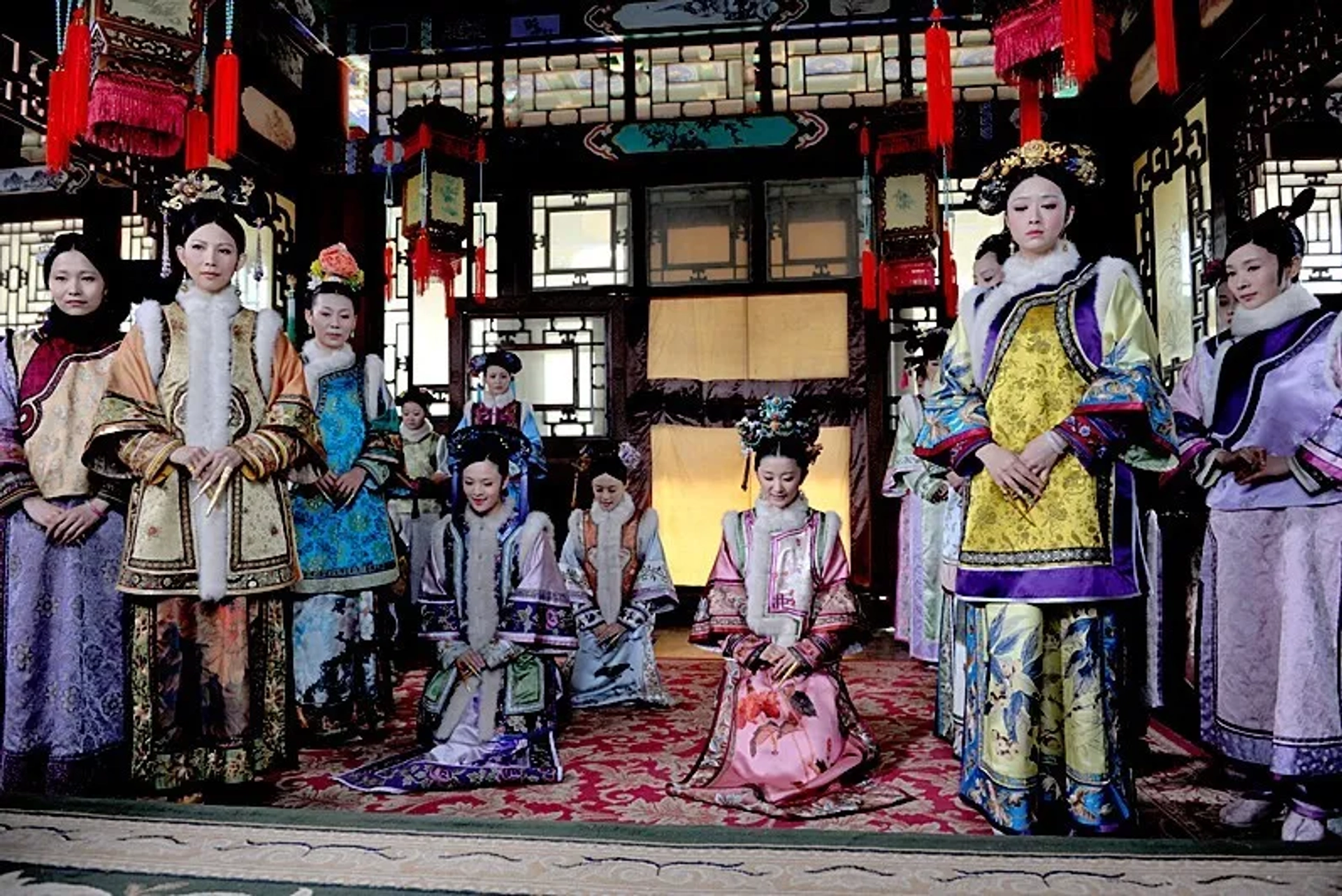 Ada Choi, Li Sun, and Xin Jiang in Empresses in the Palace (2011)