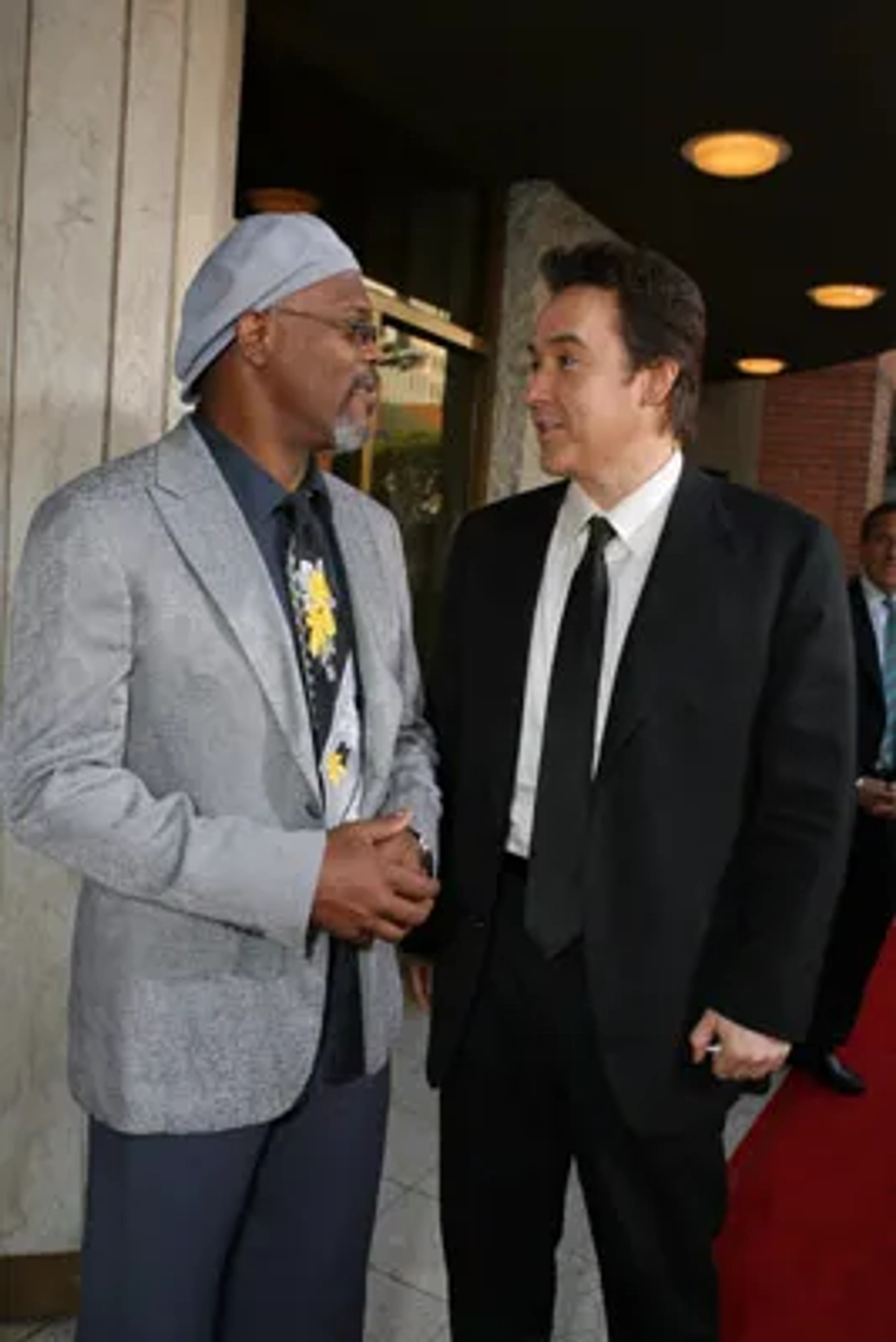 John Cusack and Samuel L. Jackson at an event for 1408 (2007)