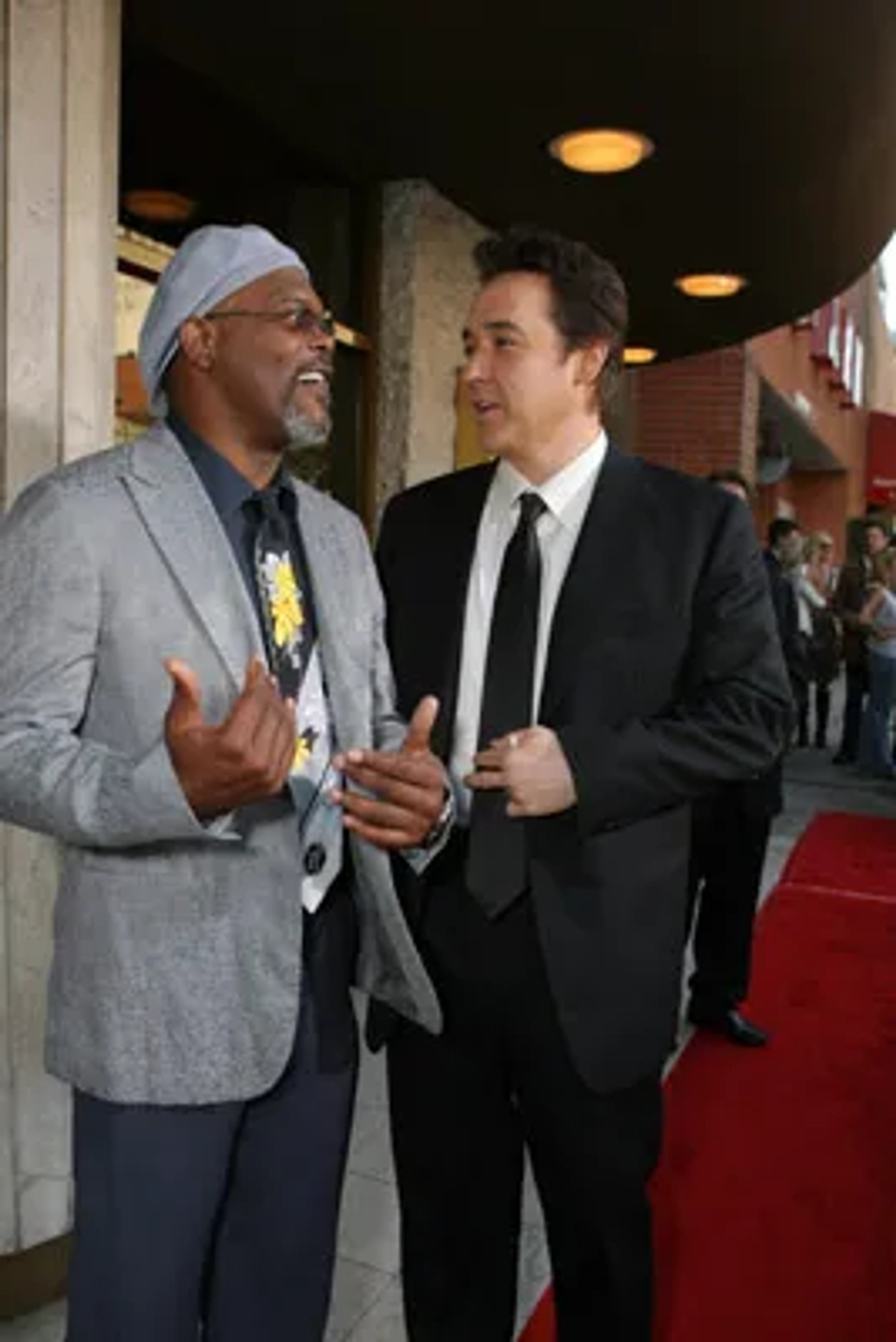 John Cusack and Samuel L. Jackson at an event for 1408 (2007)